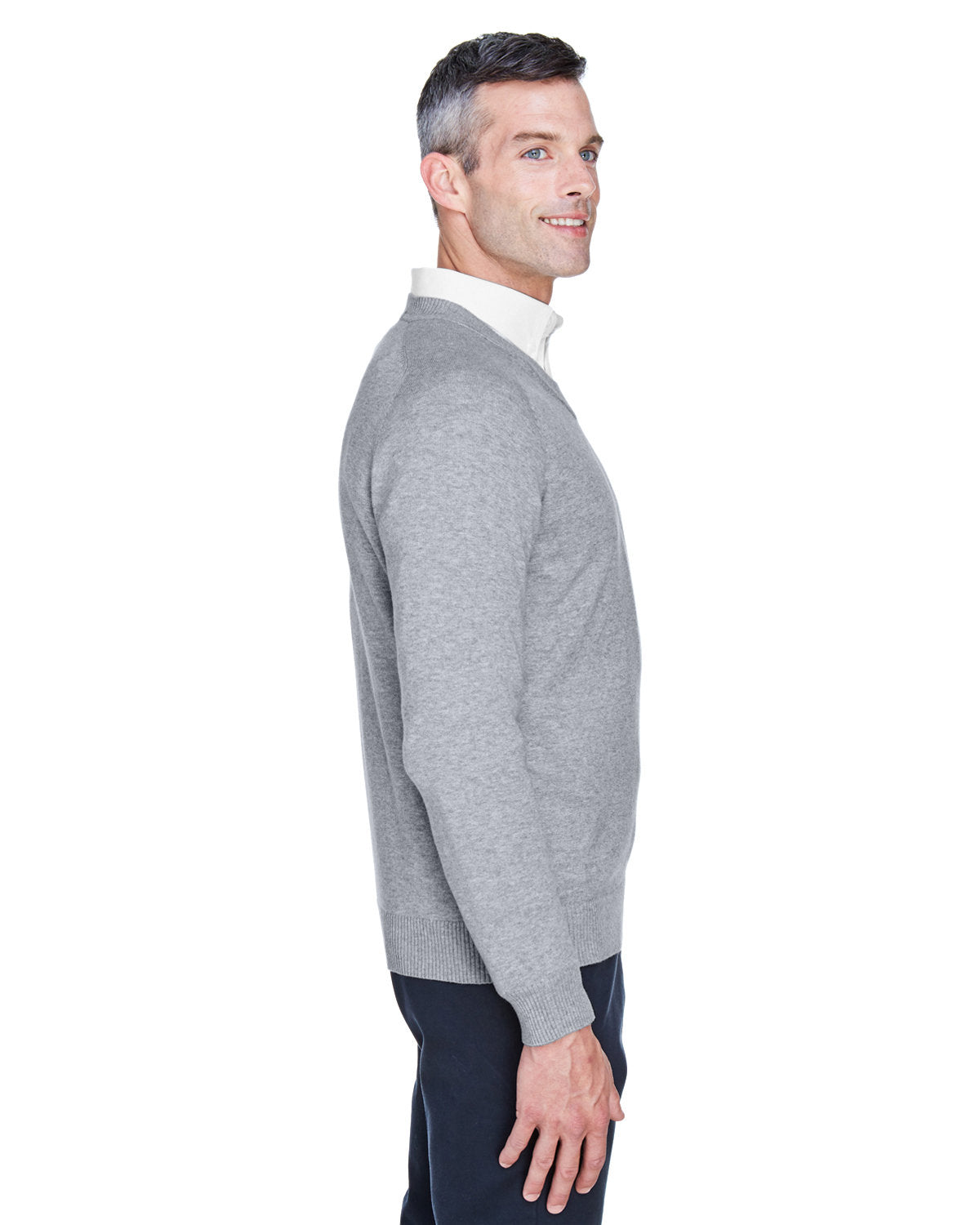 no-logo Devon & Jones V-Neck Sweater-Men's Layering-Devon&Jones-Thread Logic