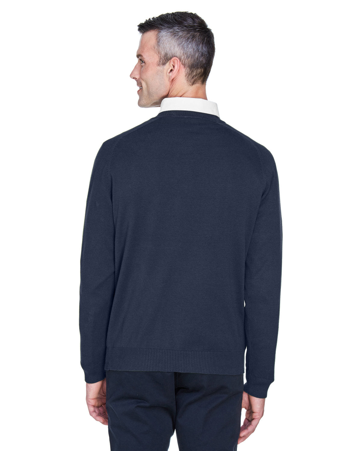 no-logo Devon & Jones V-Neck Sweater-Men's Layering-Devon&Jones-Thread Logic