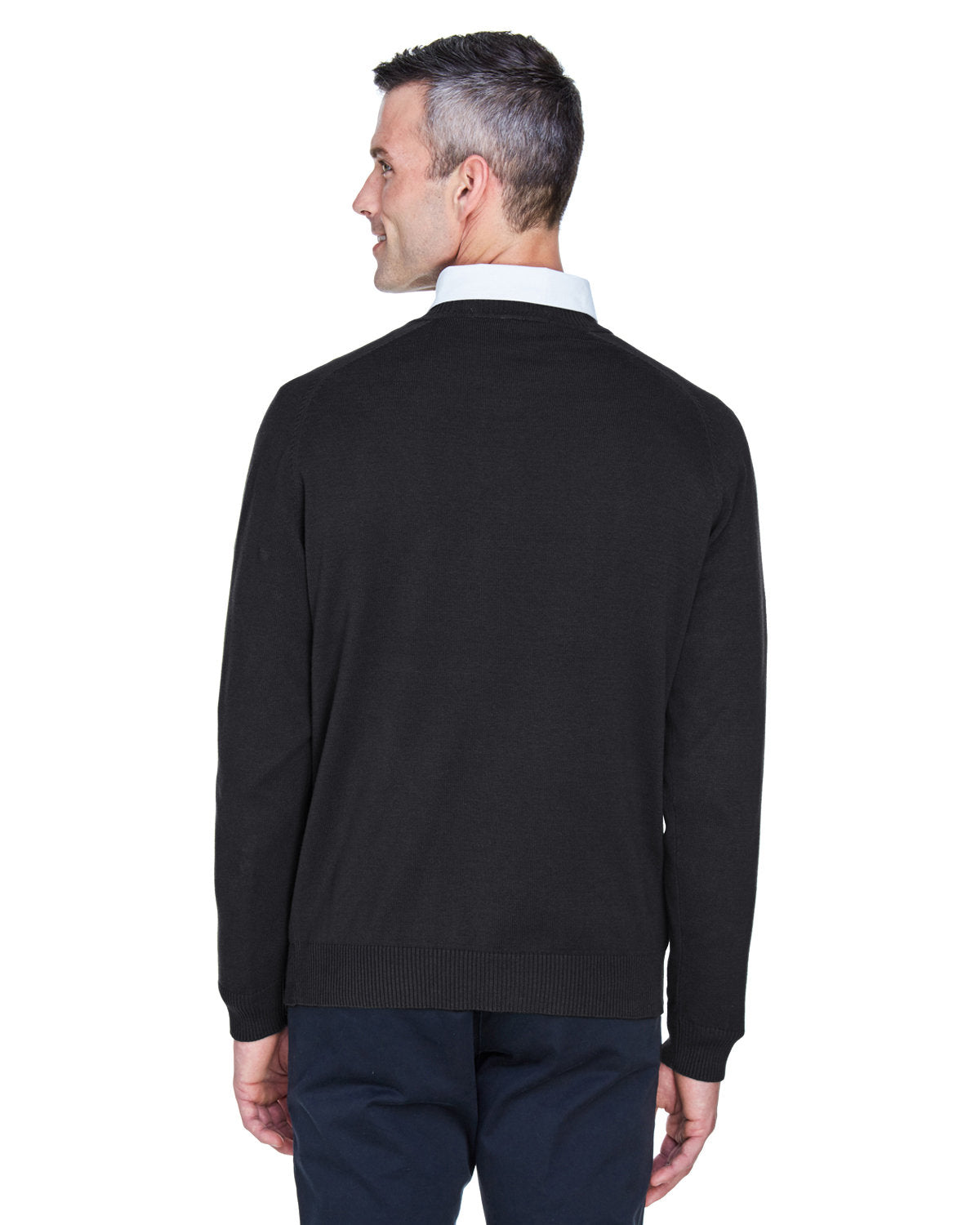 no-logo Devon & Jones V-Neck Sweater-Men's Layering-Devon&Jones-Thread Logic