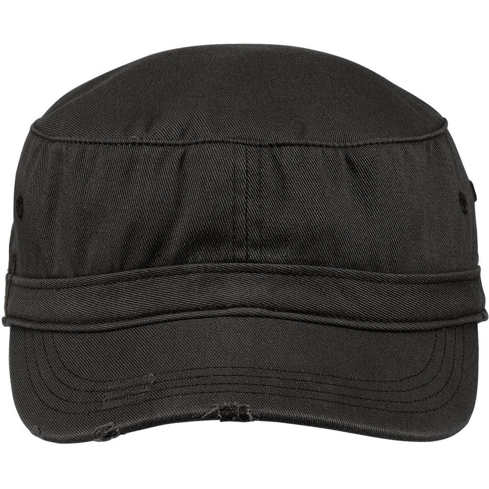 no-logo District Distressed Military Hat-Regular-District-Black-OSFA-Thread Logic