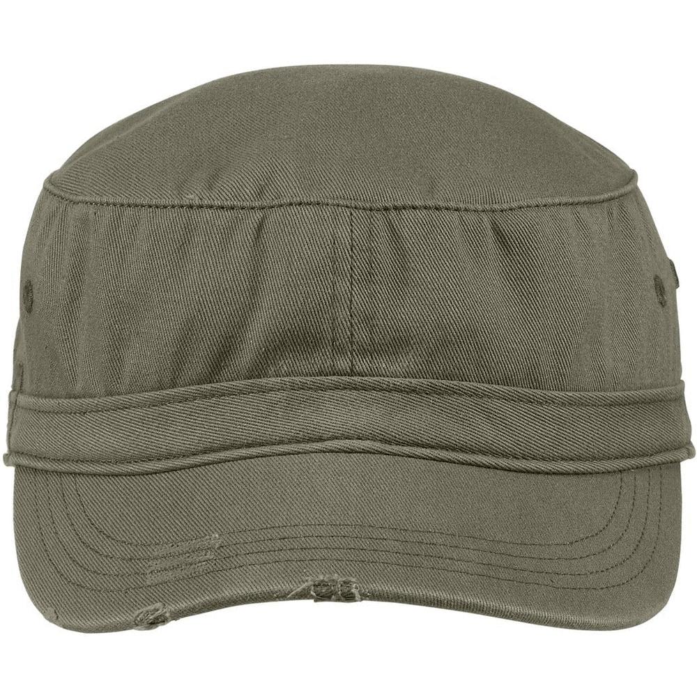 no-logo District Distressed Military Hat-Regular-District-Olive-OSFA-Thread Logic