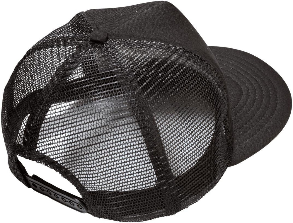 no-logo District Flat Bill Snapback Trucker Cap-Regular-District-Thread Logic