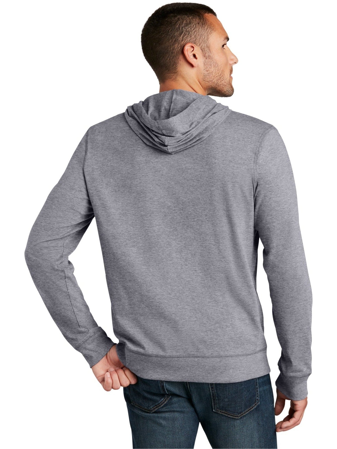 no-logo District Jersey Full-Zip Hoodie-Regular-District-Thread Logic