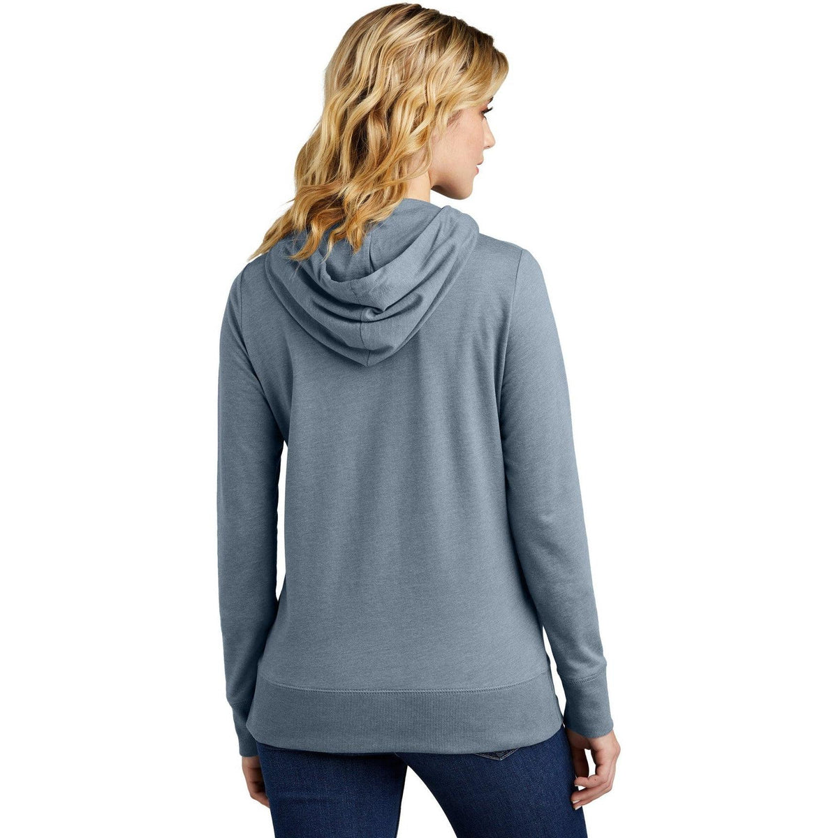 no-logo District Ladies Featherweight French Terry Full-Zip Hoodie-New-District-Thread Logic