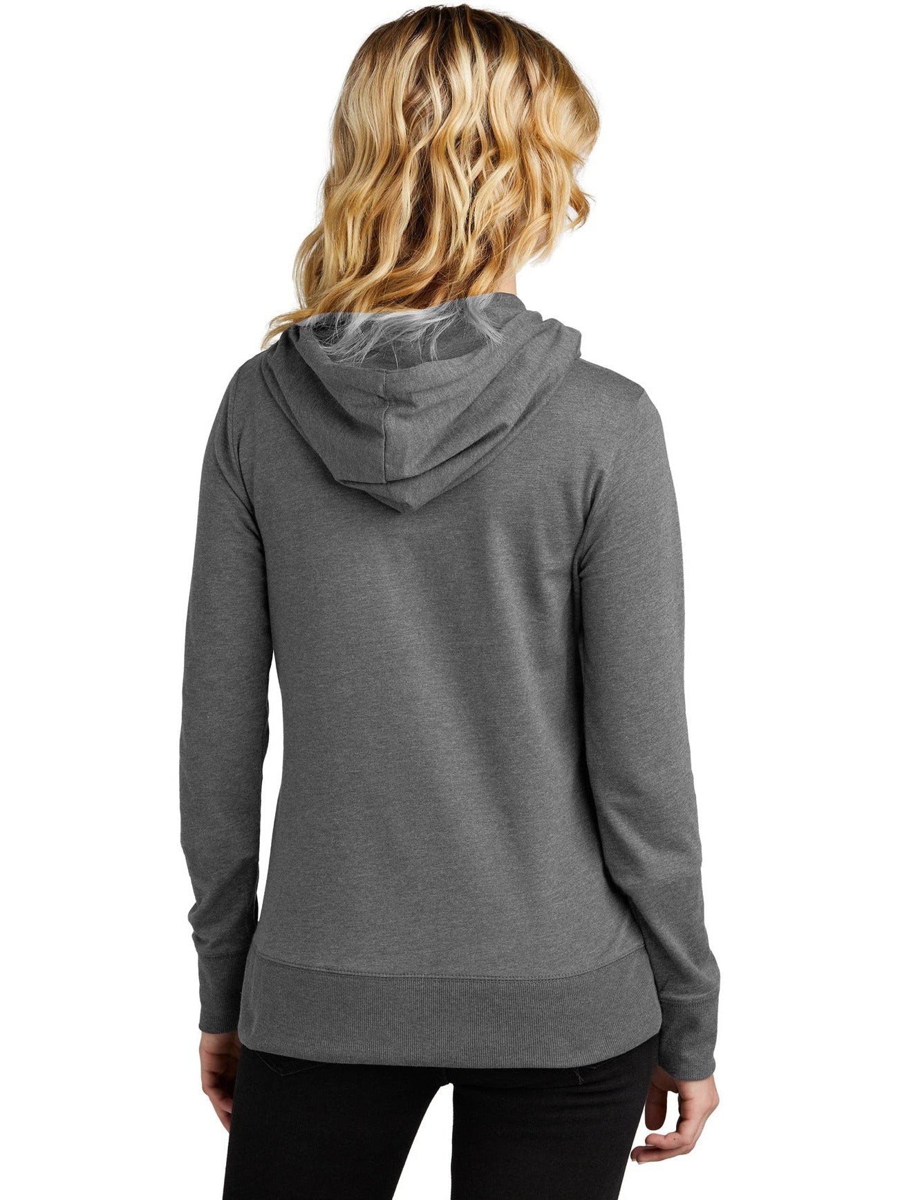 no-logo District Ladies Featherweight French Terry Full-Zip Hoodie-New-District-Thread Logic