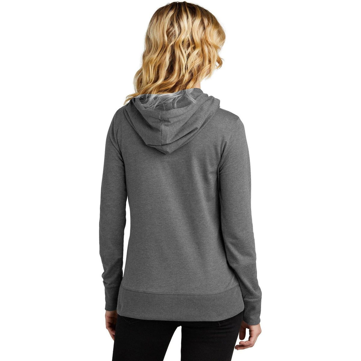 no-logo District Ladies Featherweight French Terry Full-Zip Hoodie-New-District-Thread Logic