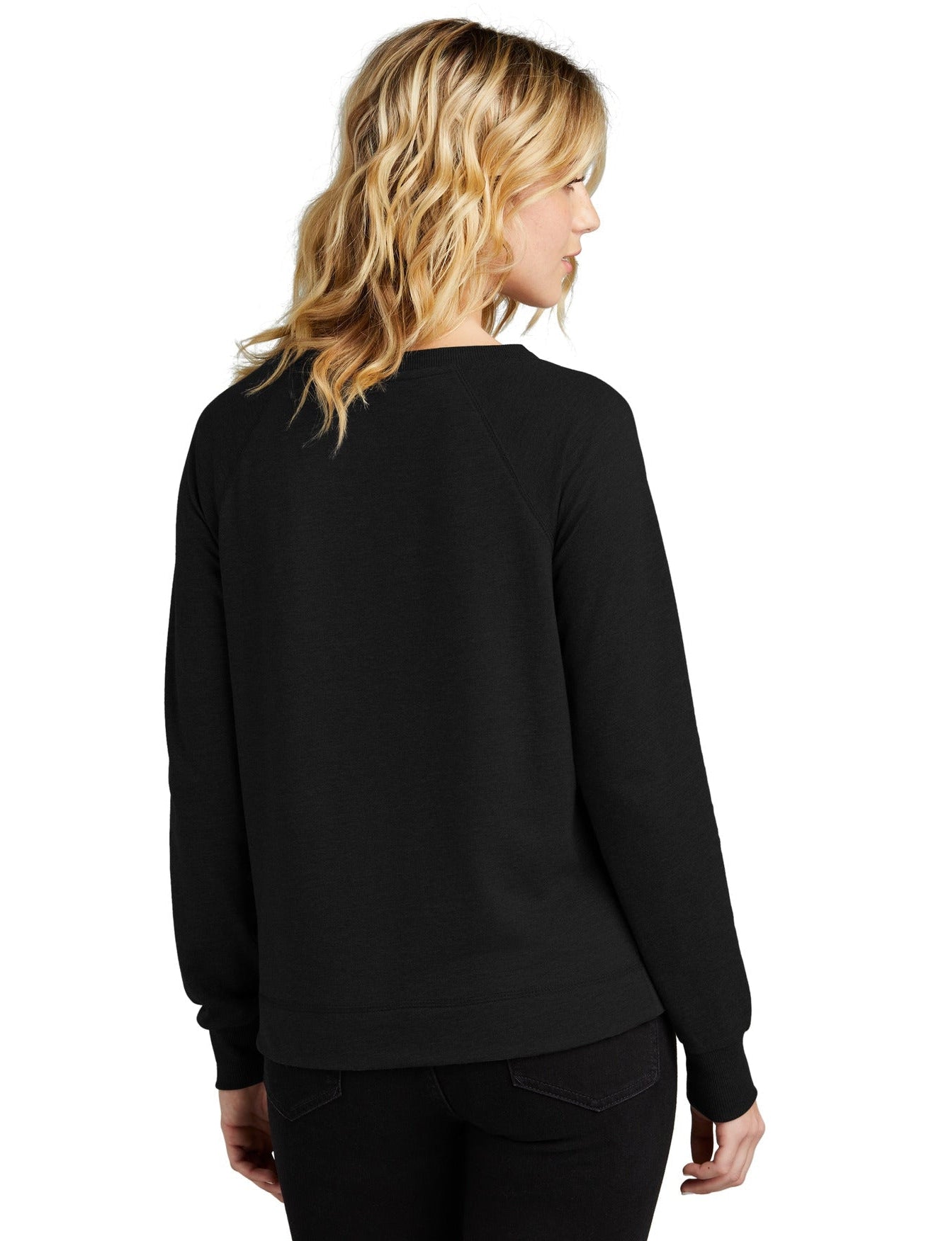 no-logo District Ladies Featherweight French Terry Long Sleeve Crewneck-Coming soon-District-Thread Logic