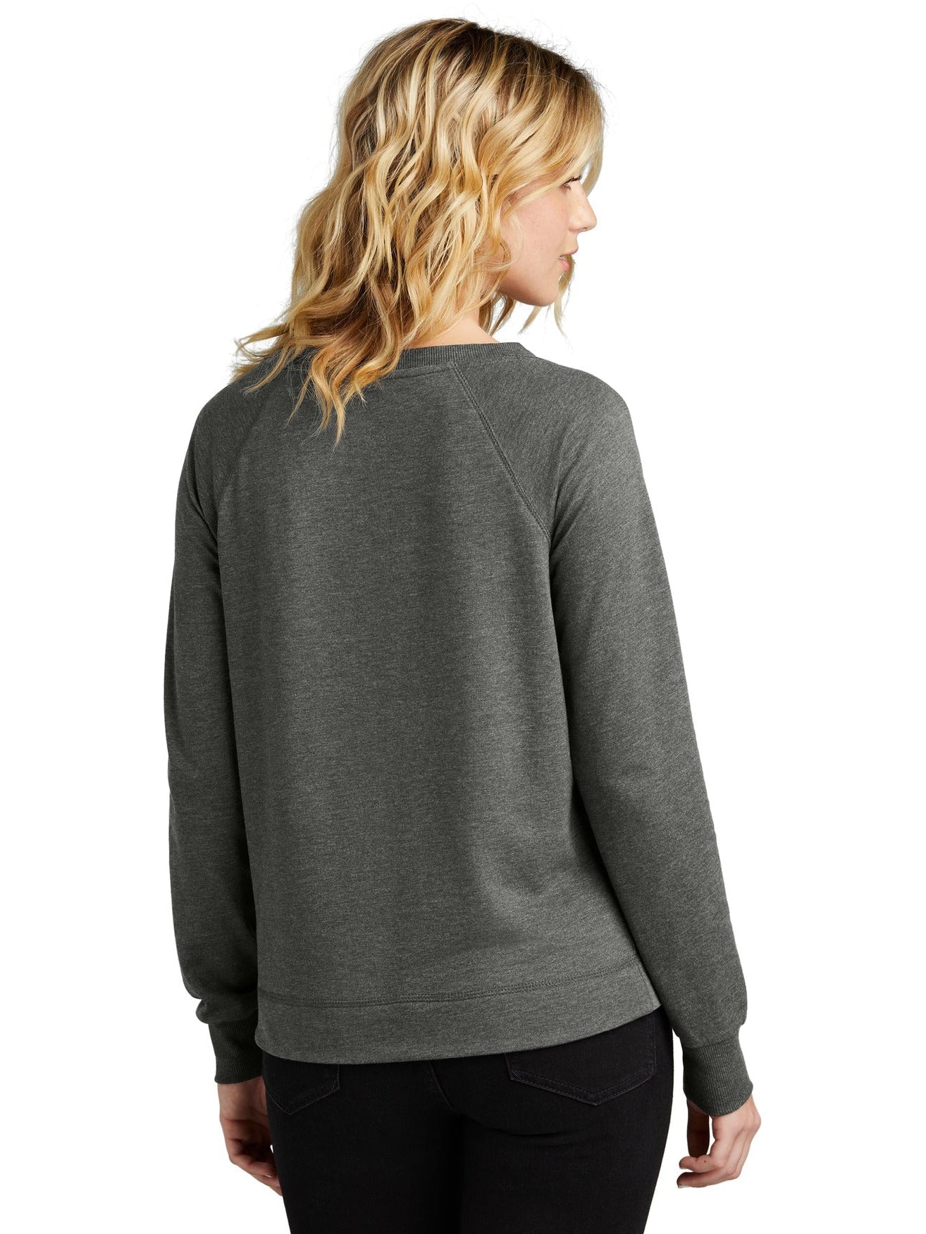 no-logo District Ladies Featherweight French Terry Long Sleeve Crewneck-Coming soon-District-Thread Logic