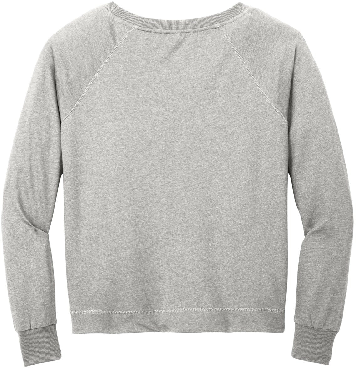 no-logo District Ladies Featherweight French Terry Long Sleeve Crewneck-Coming soon-District-Thread Logic