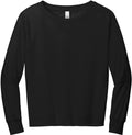 District Ladies Featherweight French Terry Long Sleeve Crewneck