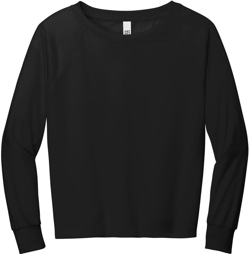 District Ladies Featherweight French Terry Long Sleeve Crewneck