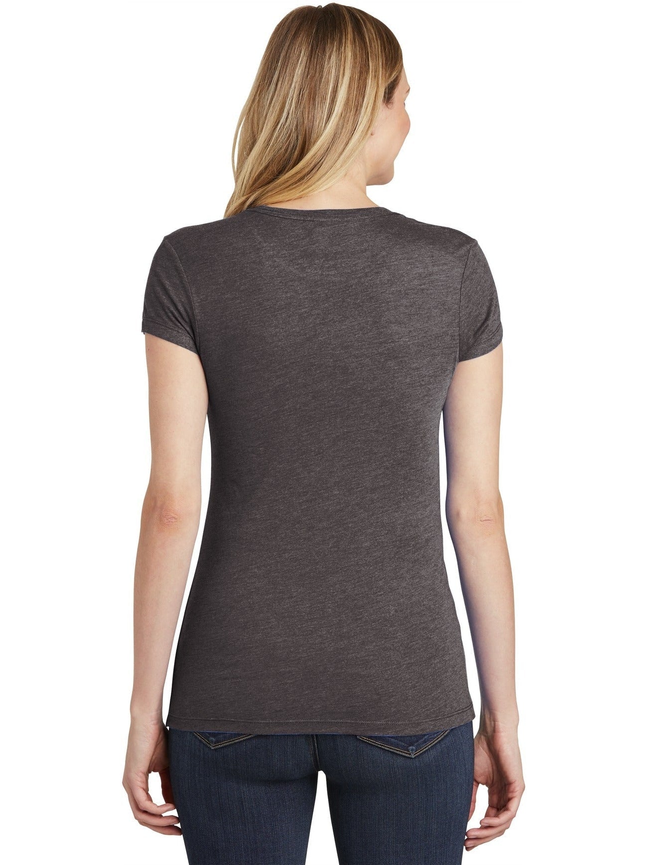 no-logo District Ladies Fitted Perfect Tri Tee-Regular-District-Thread Logic