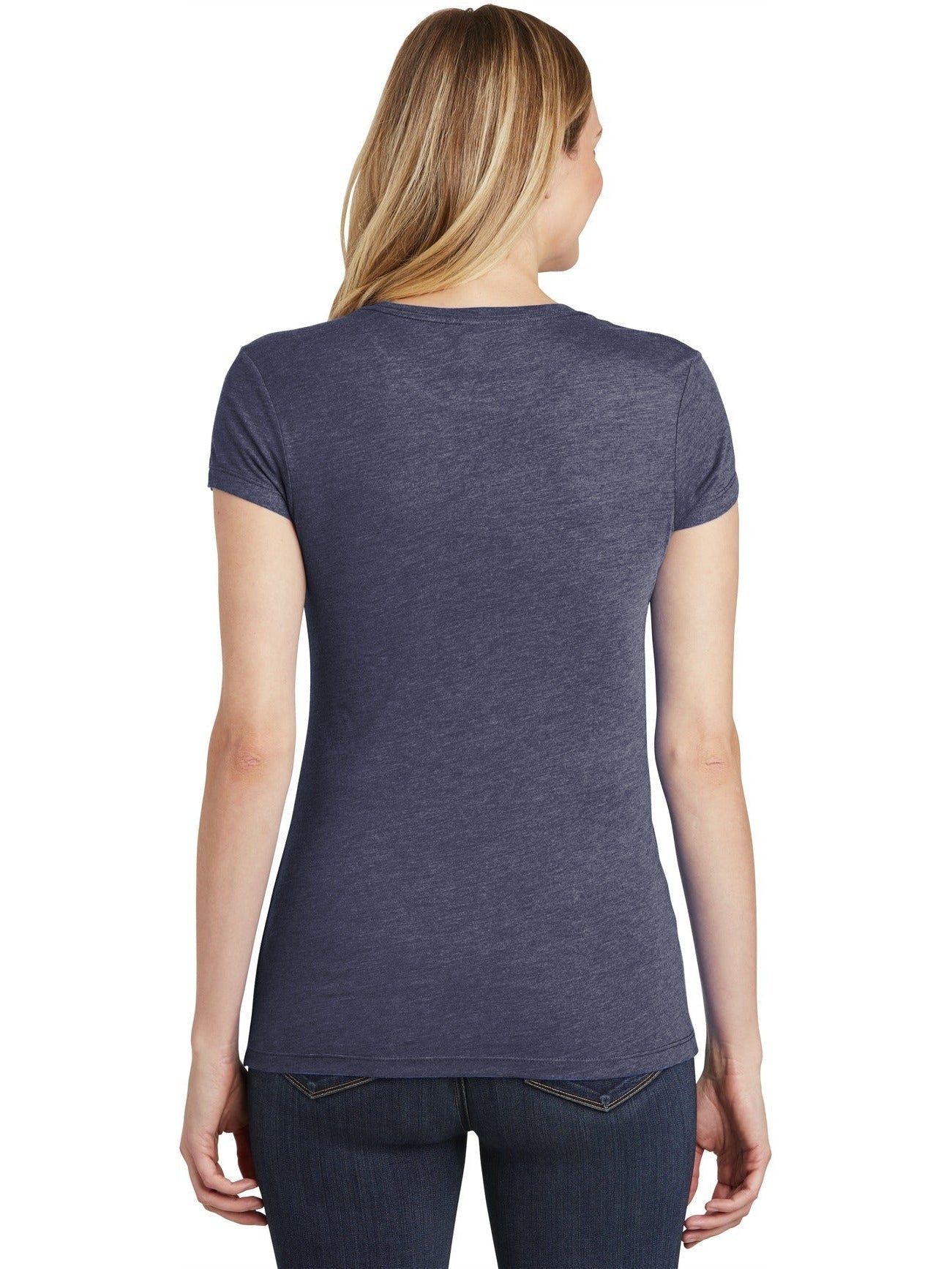 no-logo District Ladies Fitted Perfect Tri Tee-Regular-District-Thread Logic
