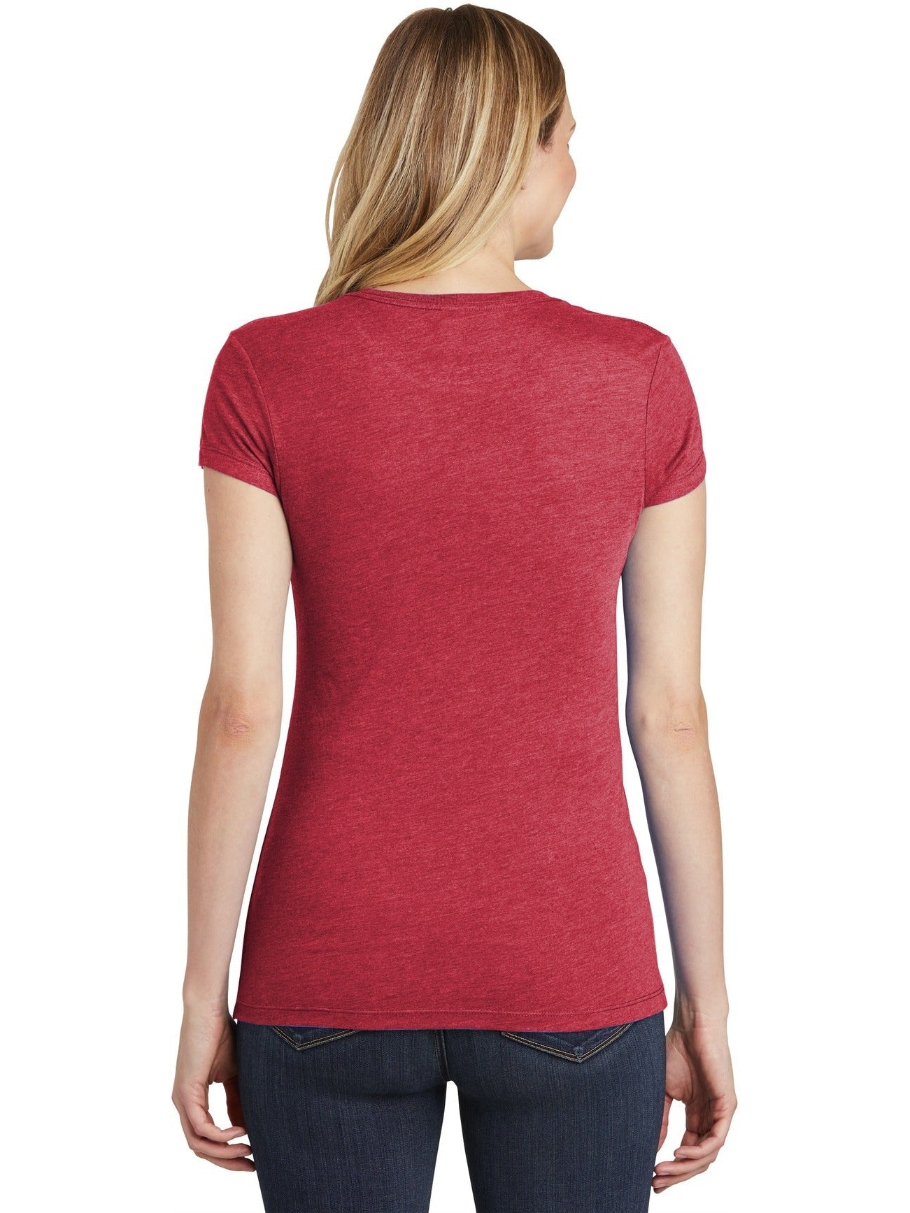 no-logo District Ladies Fitted Perfect Tri Tee-Regular-District-Thread Logic