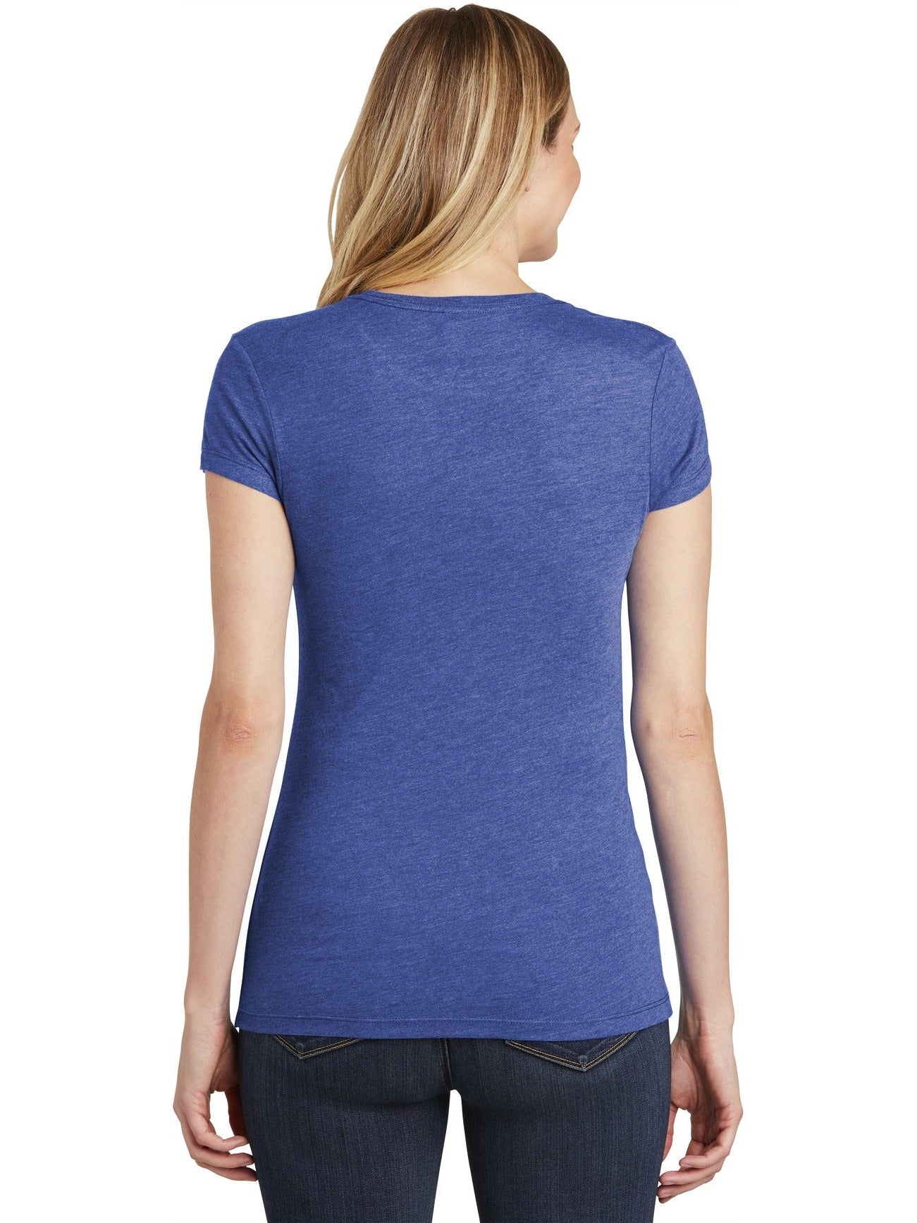 no-logo District Ladies Fitted Perfect Tri Tee-Regular-District-Thread Logic