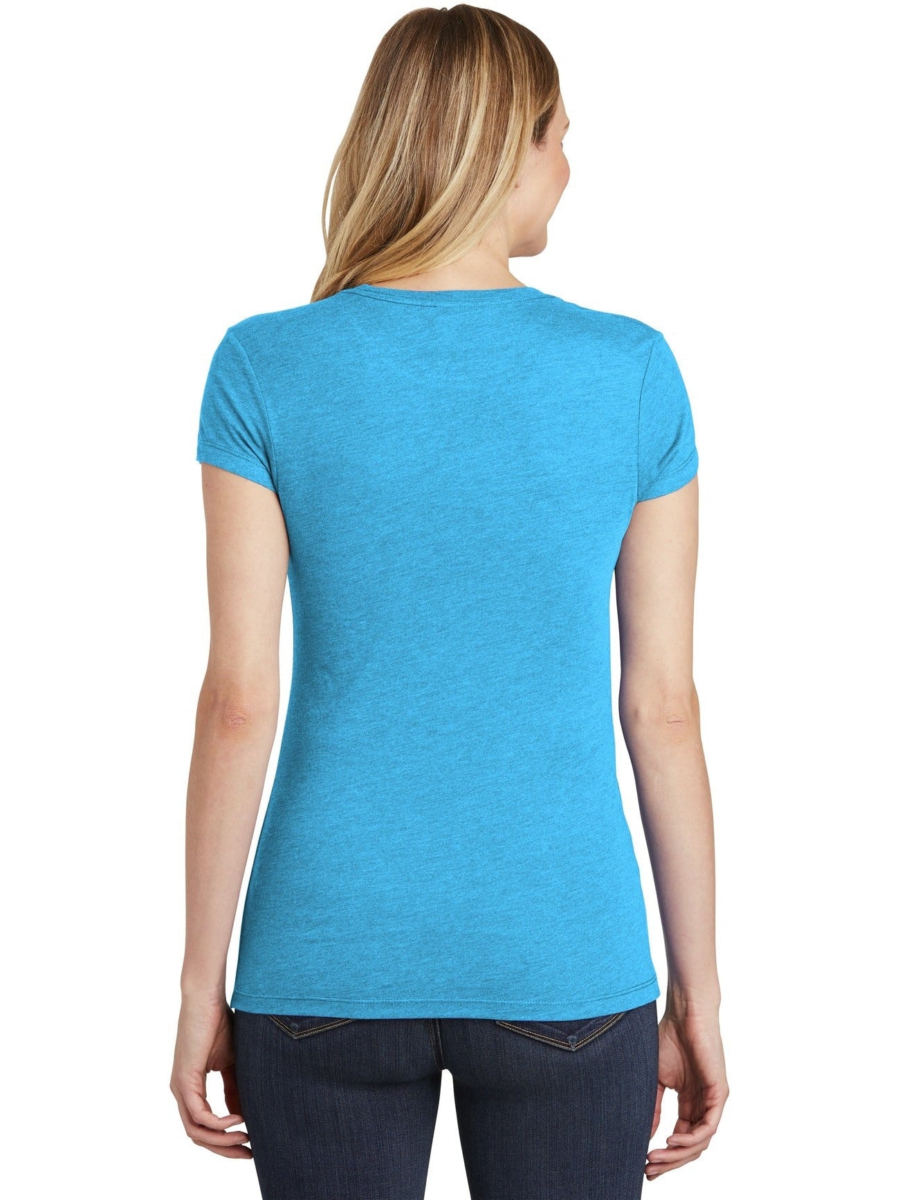 no-logo District Ladies Fitted Perfect Tri Tee-Regular-District-Thread Logic