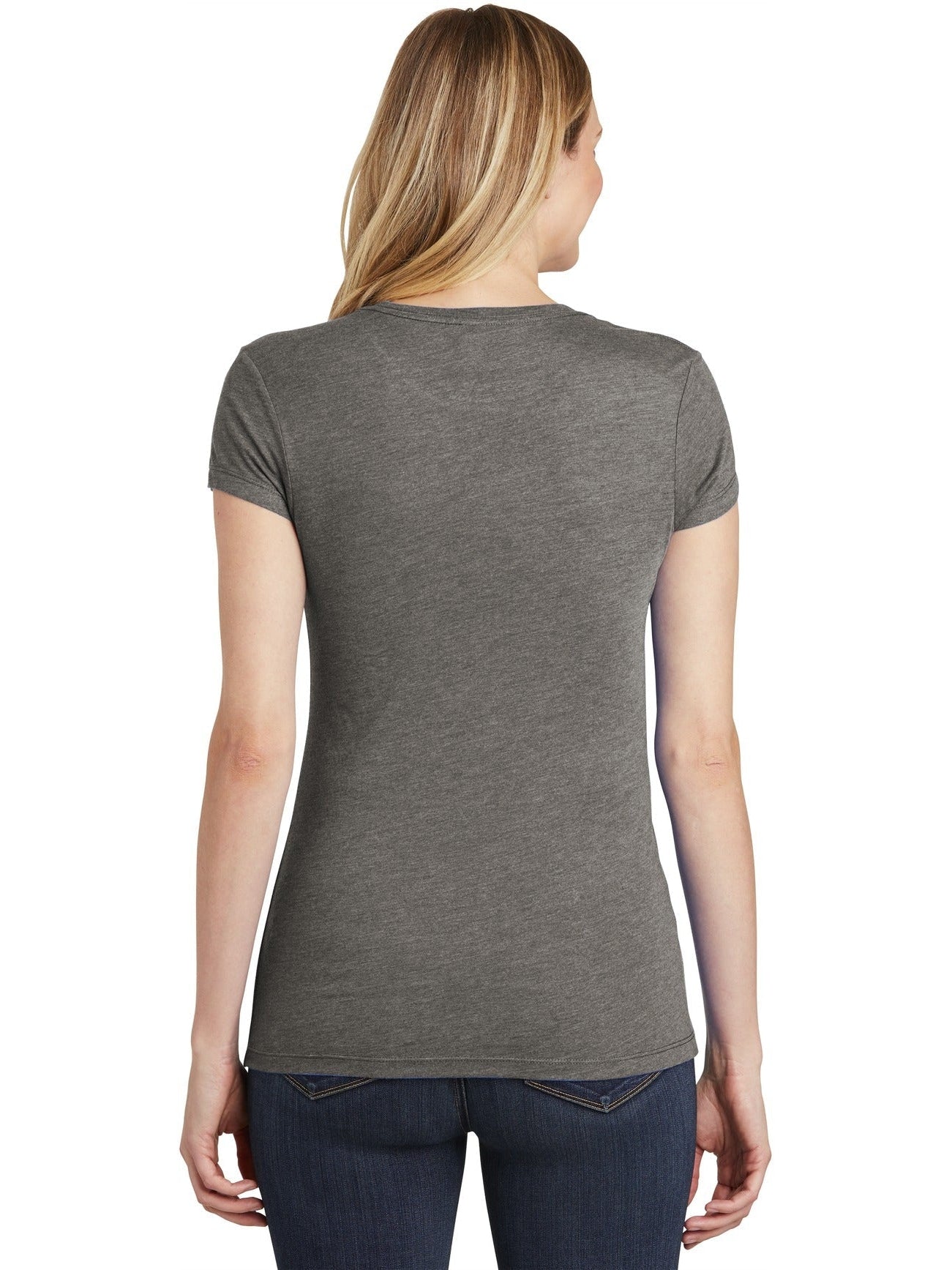 no-logo District Ladies Fitted Perfect Tri Tee-Regular-District-Thread Logic