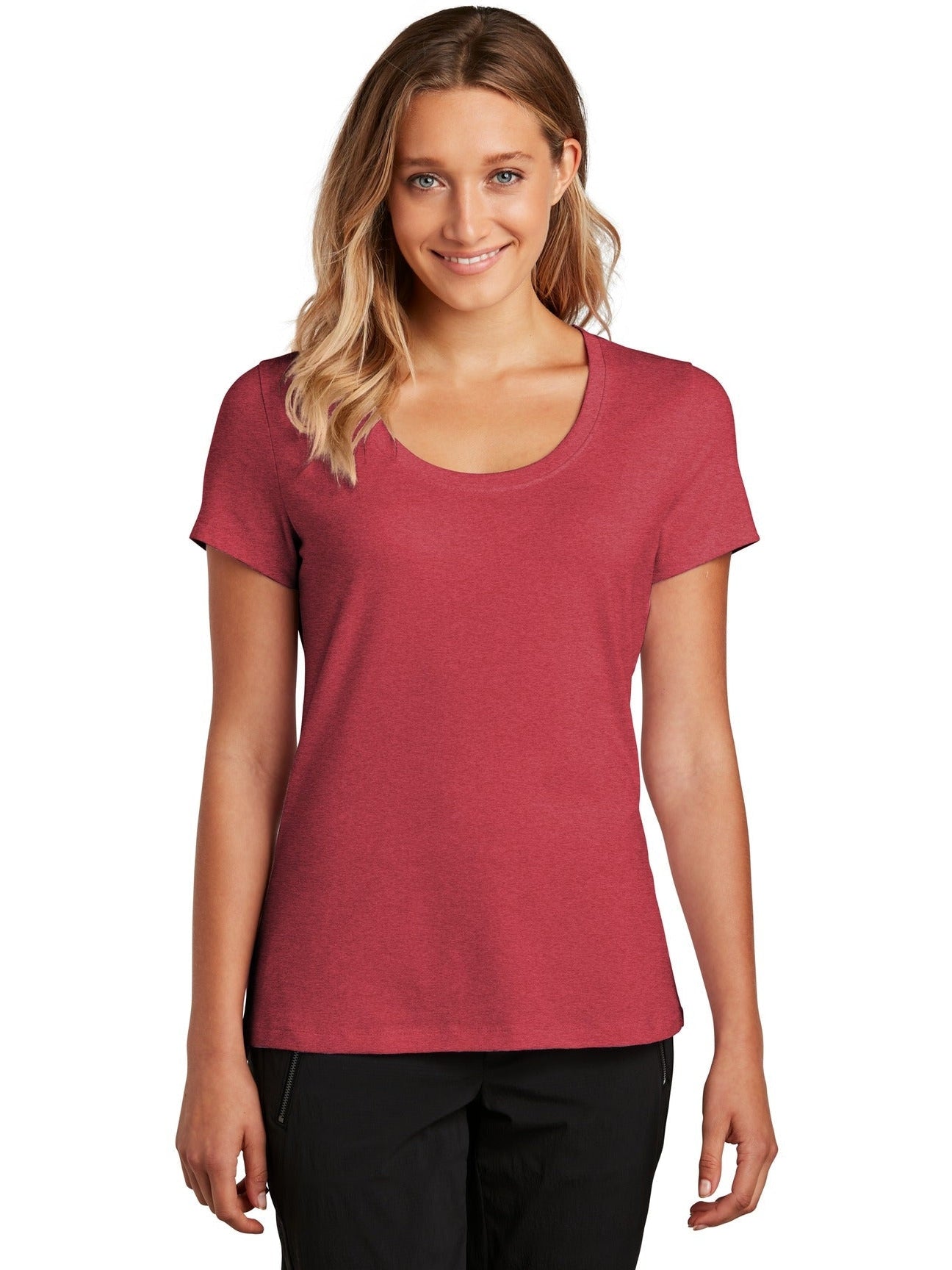 no-logo District Ladies Flex Scoop Neck Tee-Regular-District-Thread Logic