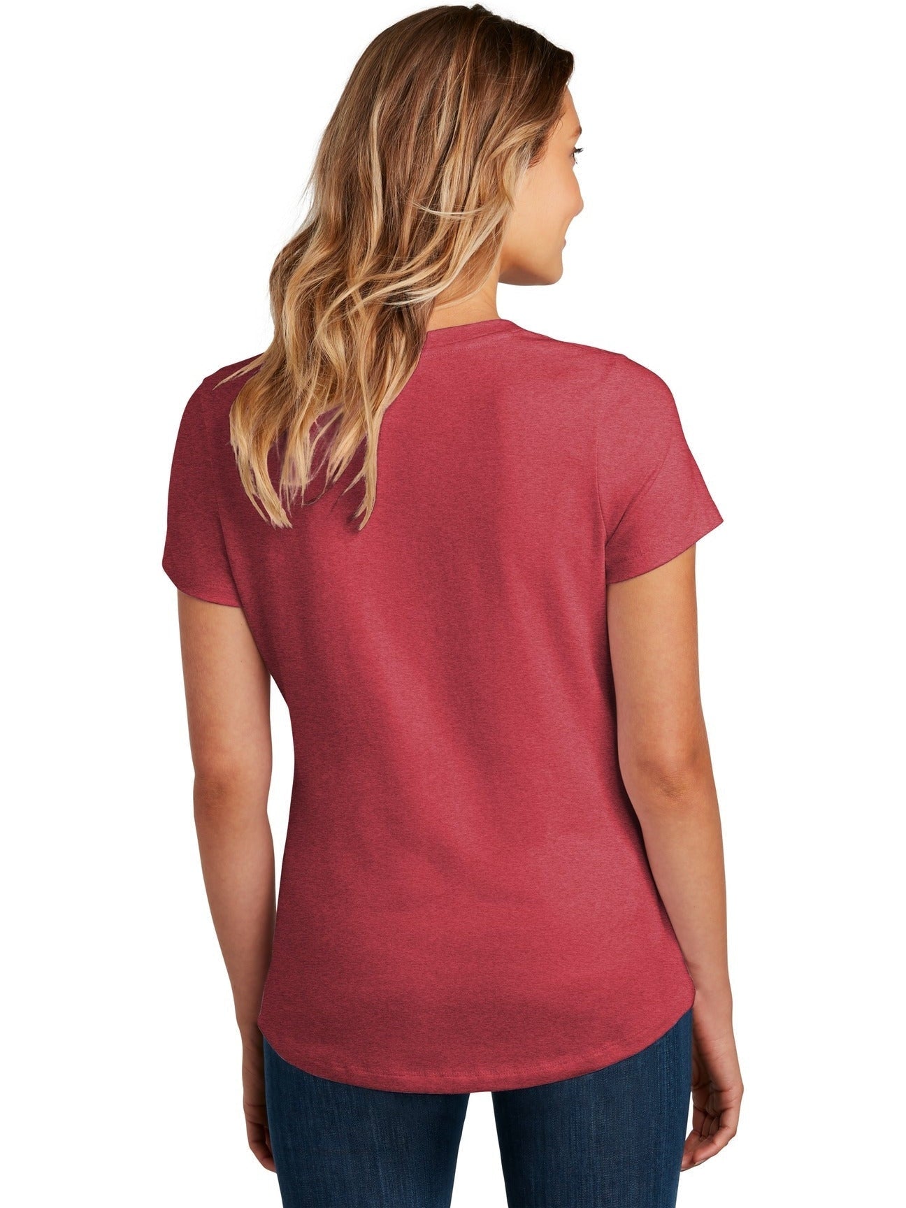 no-logo District Ladies Flex Scoop Neck Tee-Regular-District-Thread Logic
