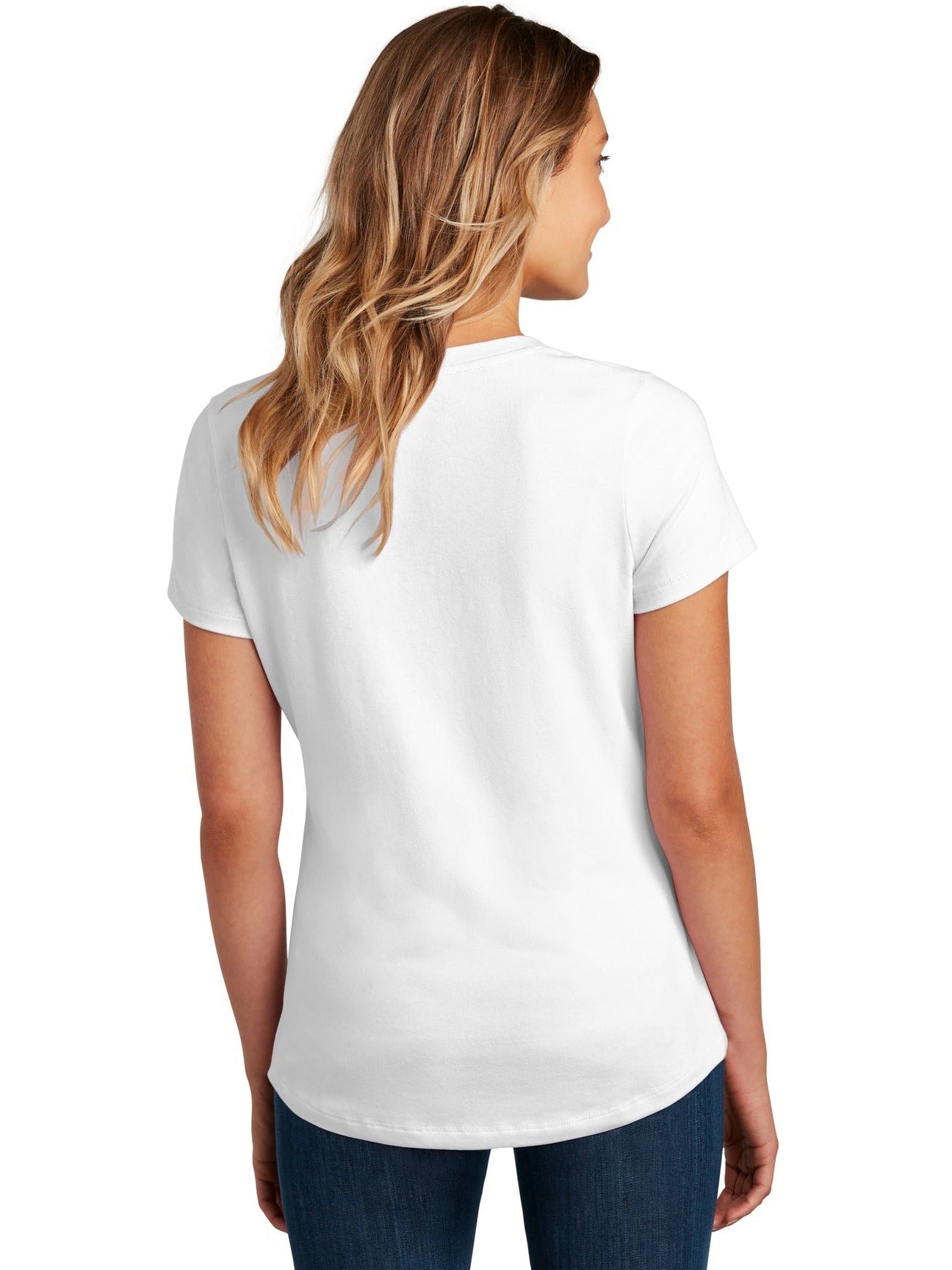 no-logo District Ladies Flex Scoop Neck Tee-Regular-District-Thread Logic