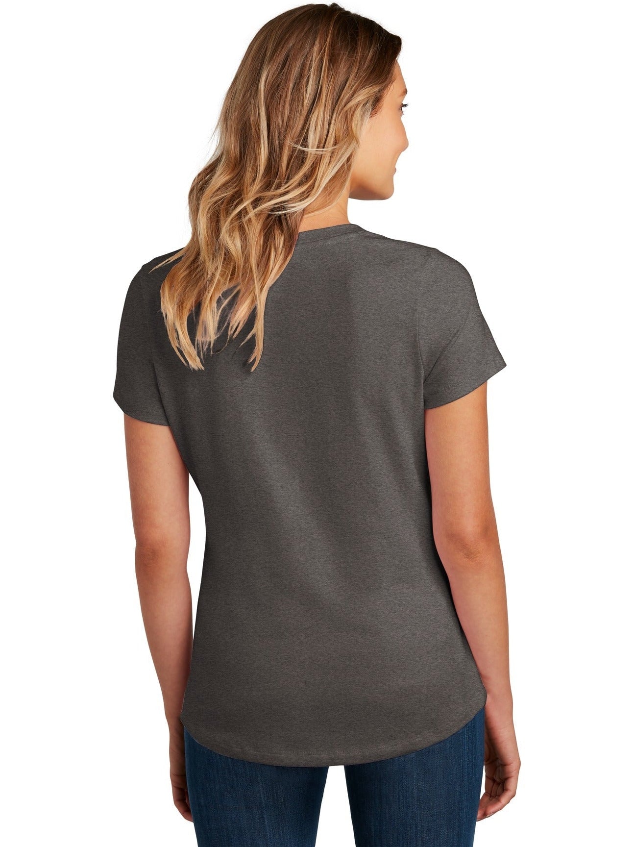 no-logo District Ladies Flex Scoop Neck Tee-Regular-District-Thread Logic