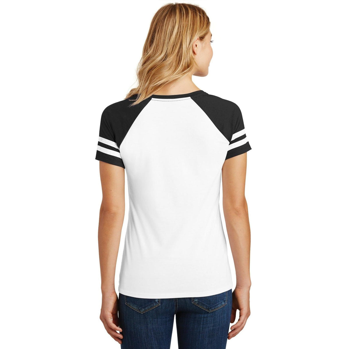 no-logo District Women's Game V-Neck Tee-Polos-District-Thread Logic