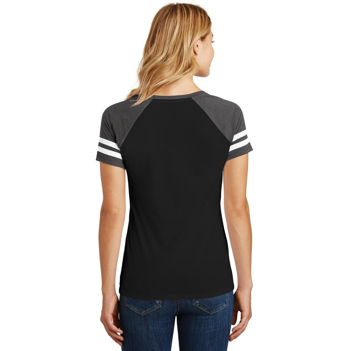 no-logo District Women's Game V-Neck Tee-Polos-District-Thread Logic