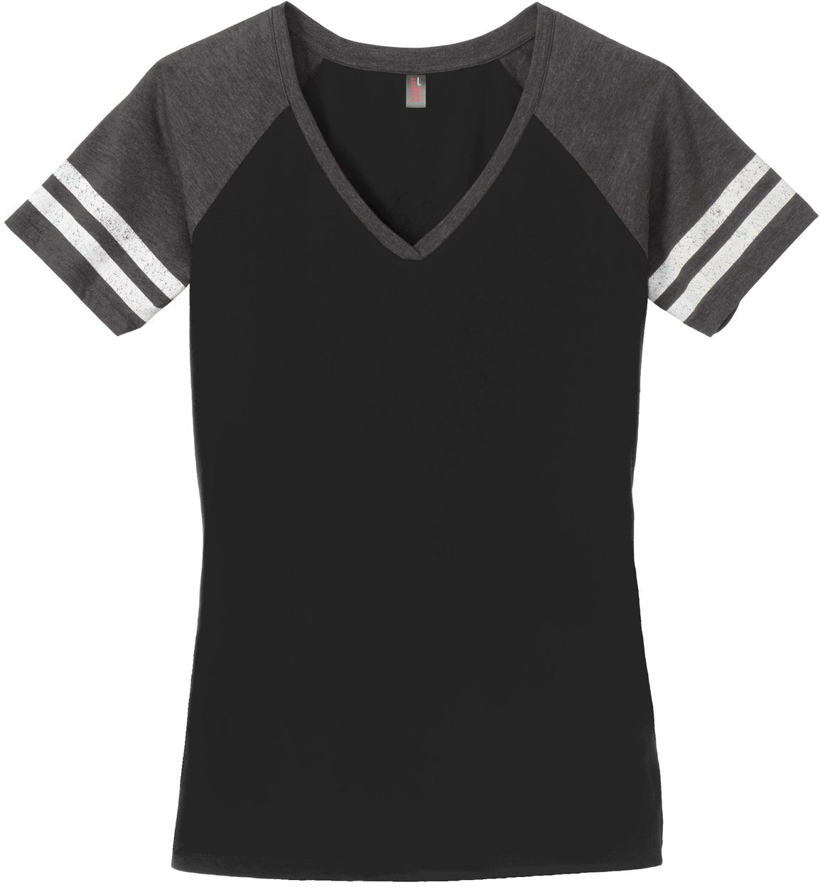 District Ladies Game V-Neck Tee