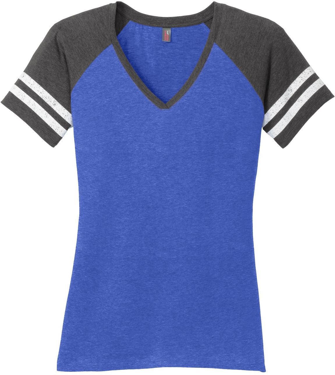 District Ladies Game V-Neck Tee
