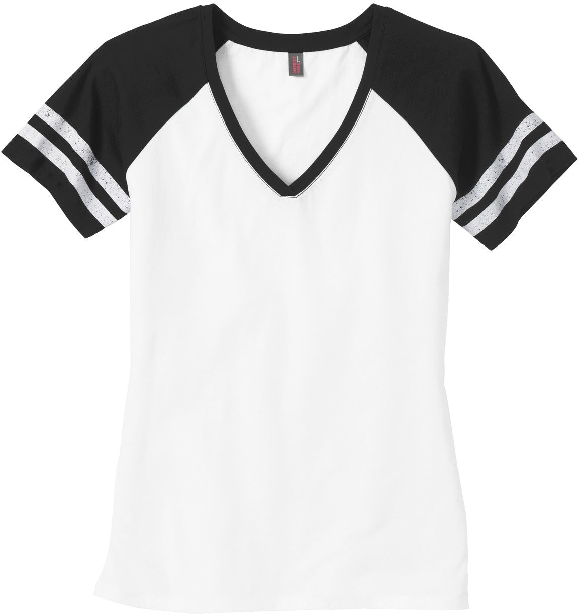 District Ladies Game V-Neck Tee