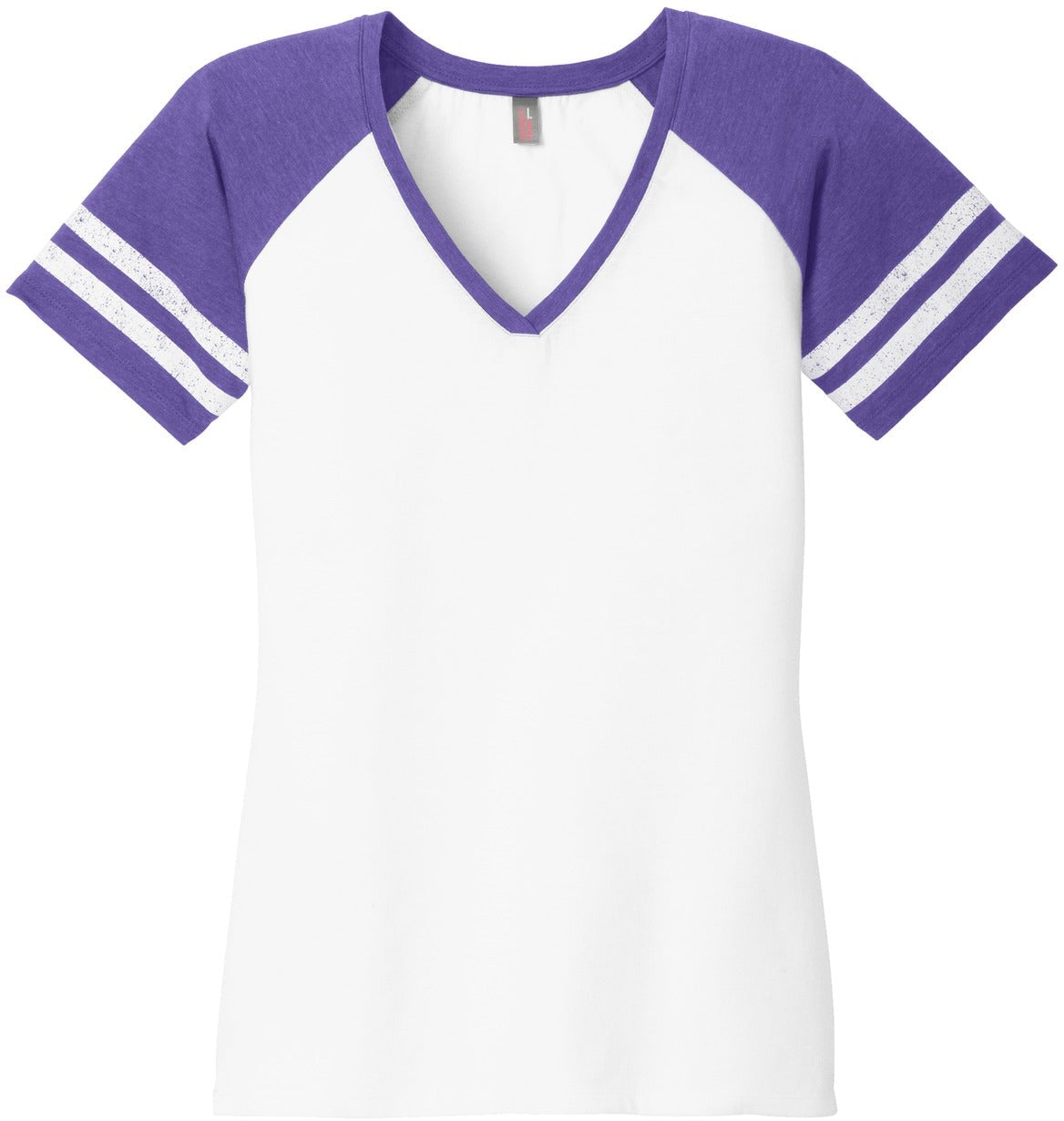 District Ladies Game V-Neck Tee