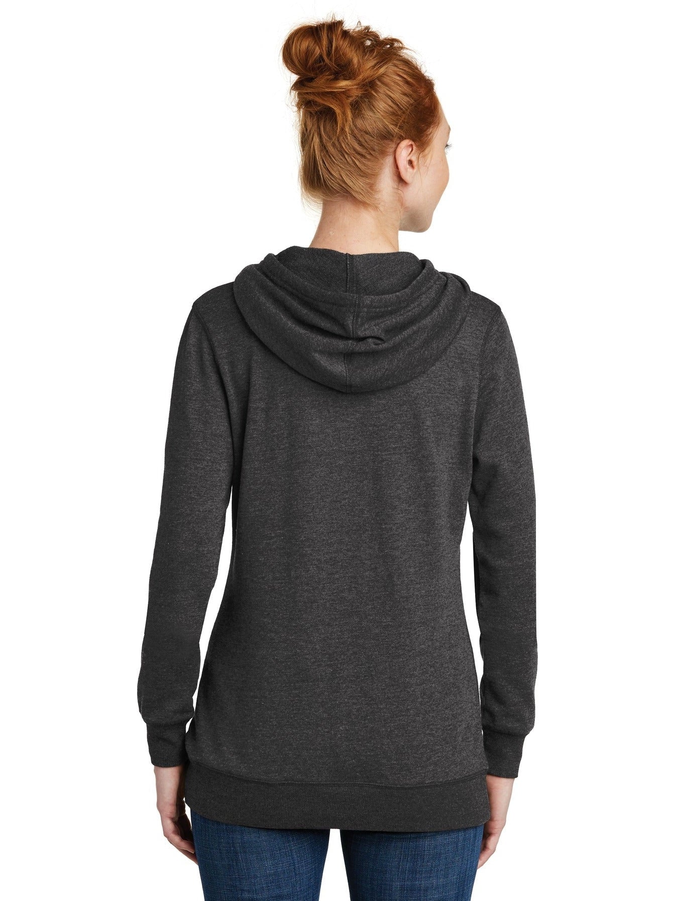 no-logo District Ladies Lightweight Fleece Hoodie-Regular-District-Thread Logic