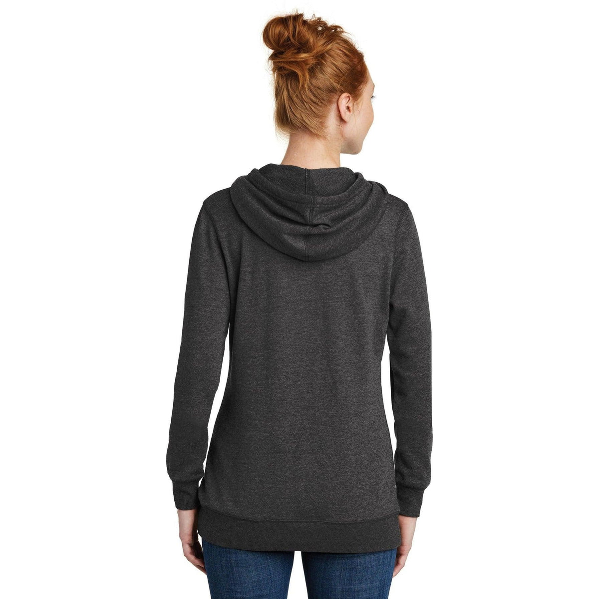 no-logo District Women's Lightweight Fleece Hoodie-Hoodies-District-Thread Logic