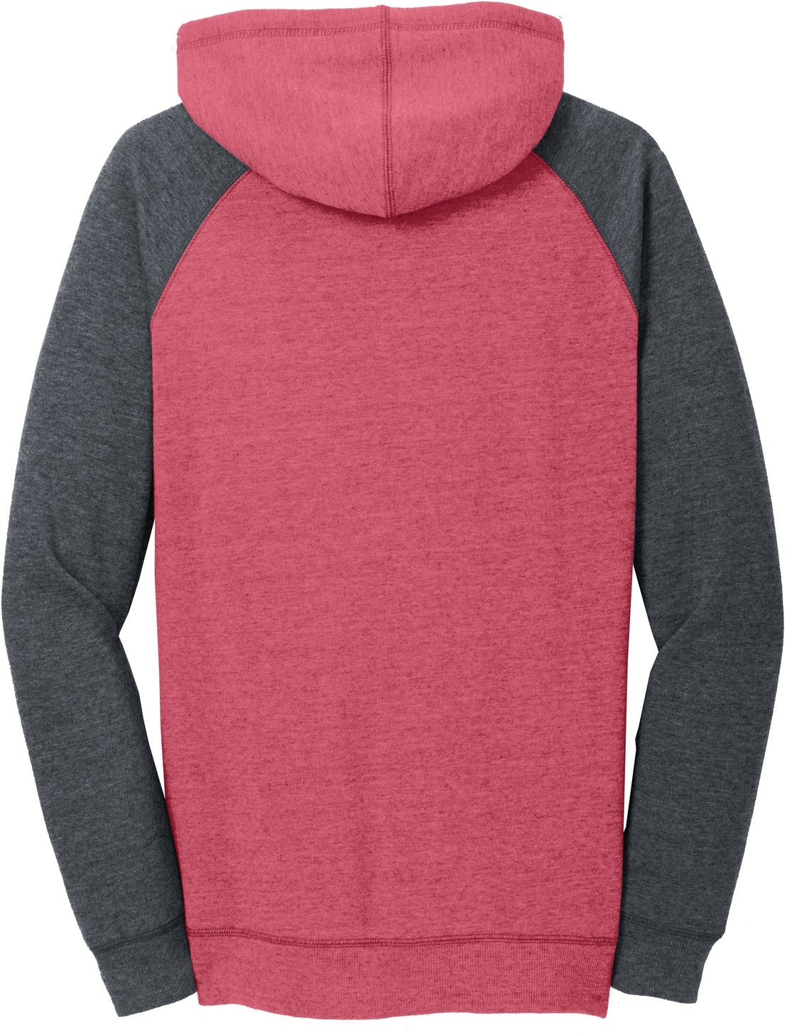 no-logo District Ladies Lightweight Fleece Raglan Hoodie-Regular-District-Thread Logic