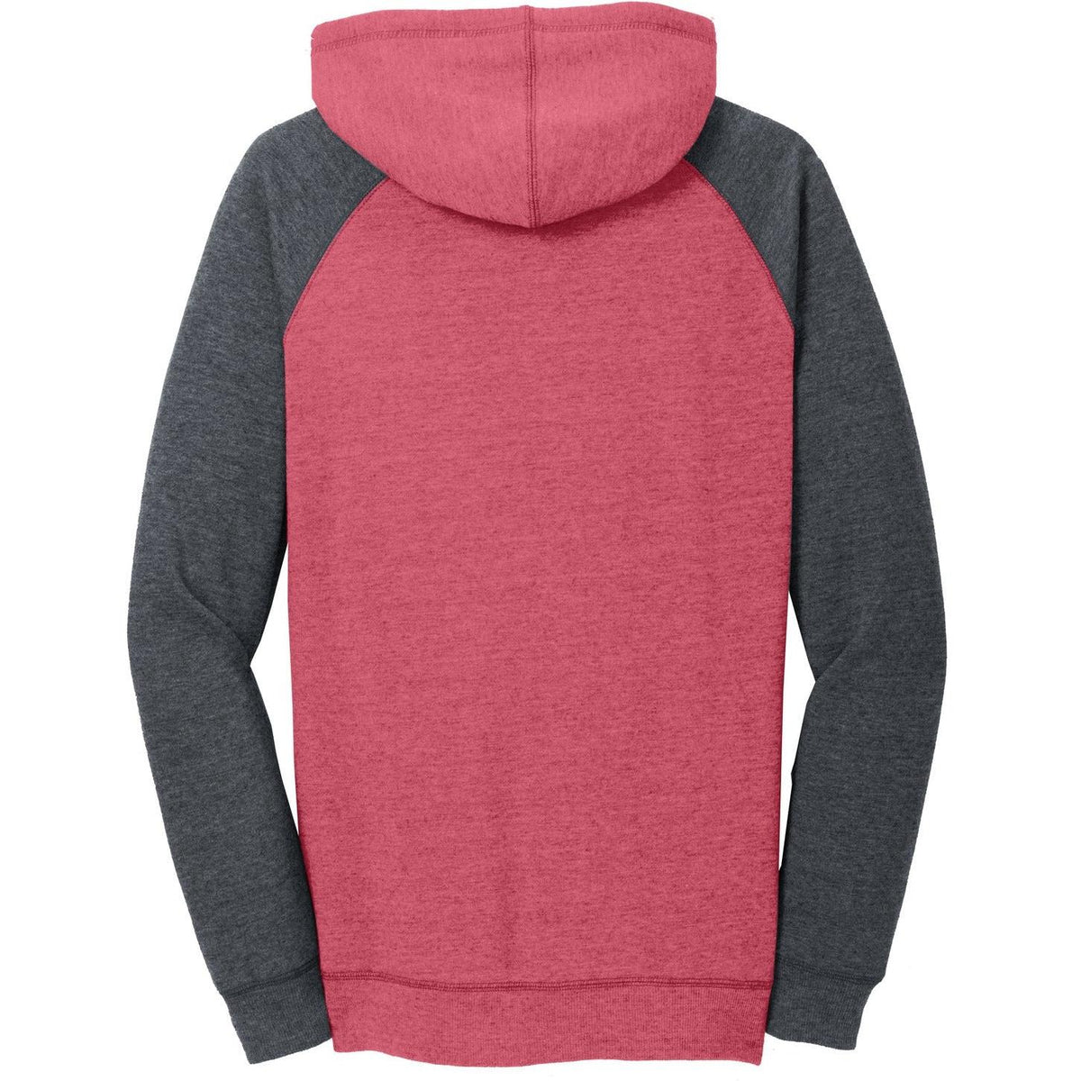 no-logo District Women's Lightweight Fleece Raglan Hoodie-Hoodies-District-Thread Logic