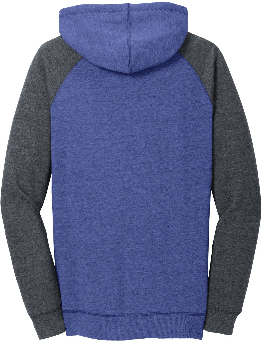 no-logo District Ladies Lightweight Fleece Raglan Hoodie-Regular-District-Thread Logic