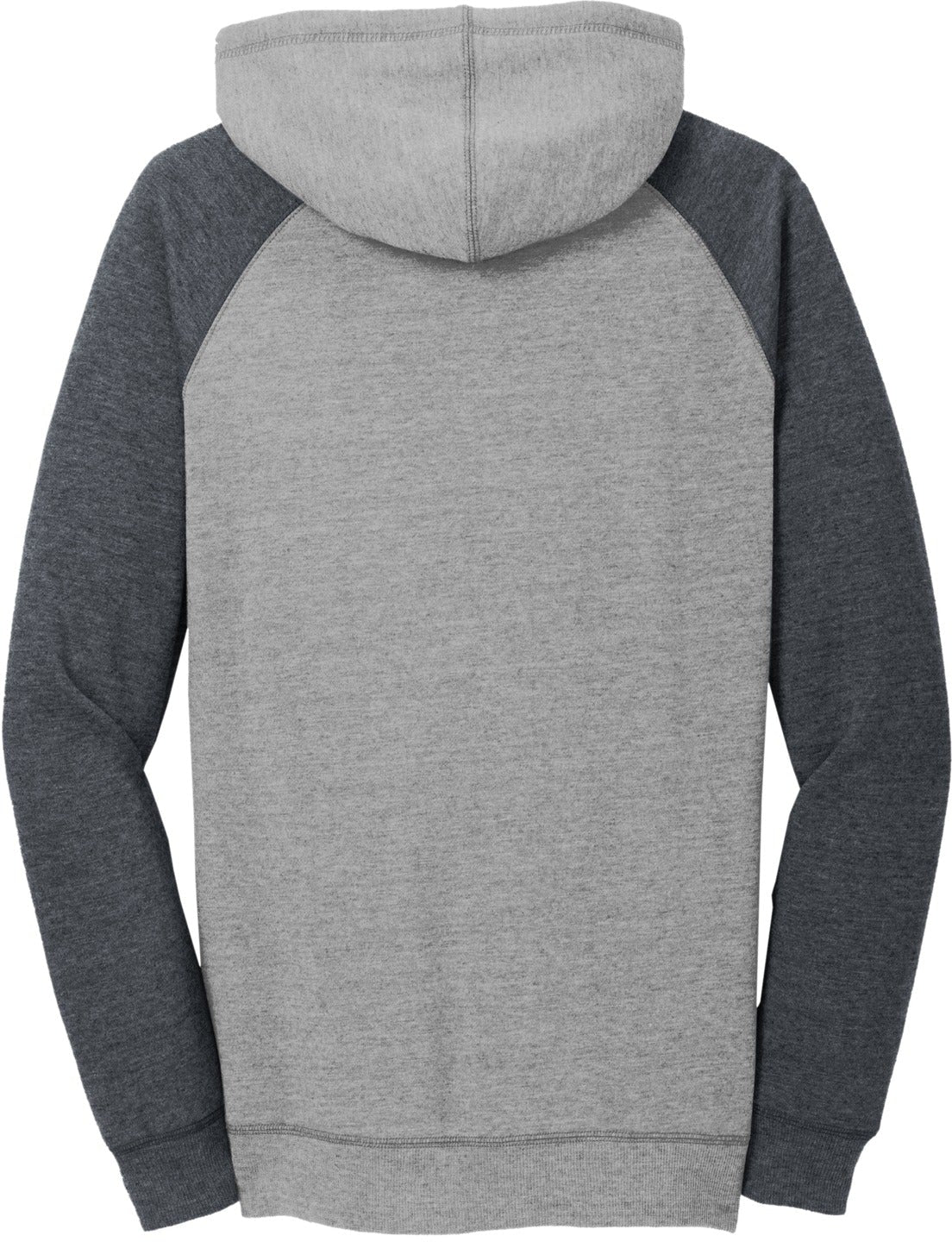 no-logo District Ladies Lightweight Fleece Raglan Hoodie-Regular-District-Thread Logic