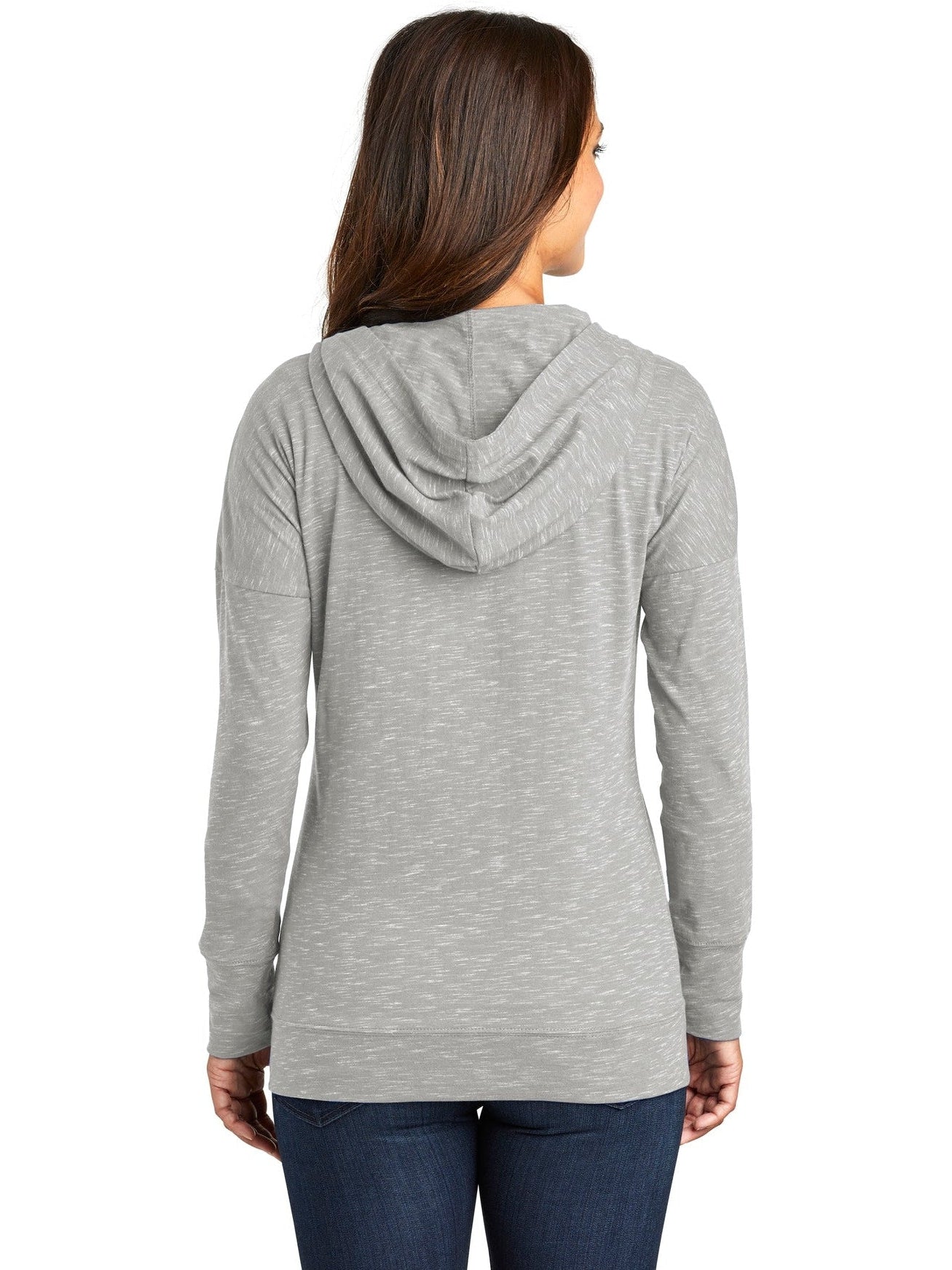 no-logo District Ladies Medal Full-Zip Hoodie-Regular-District-Thread Logic