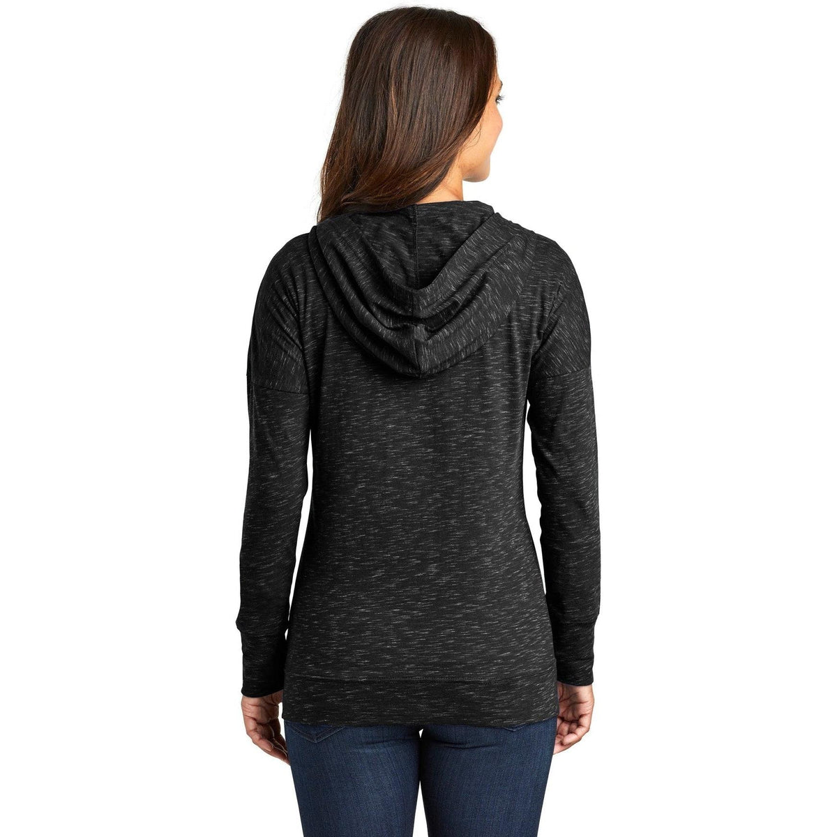 no-logo District Ladies Medal Full-Zip Hoodie-Regular-District-Thread Logic