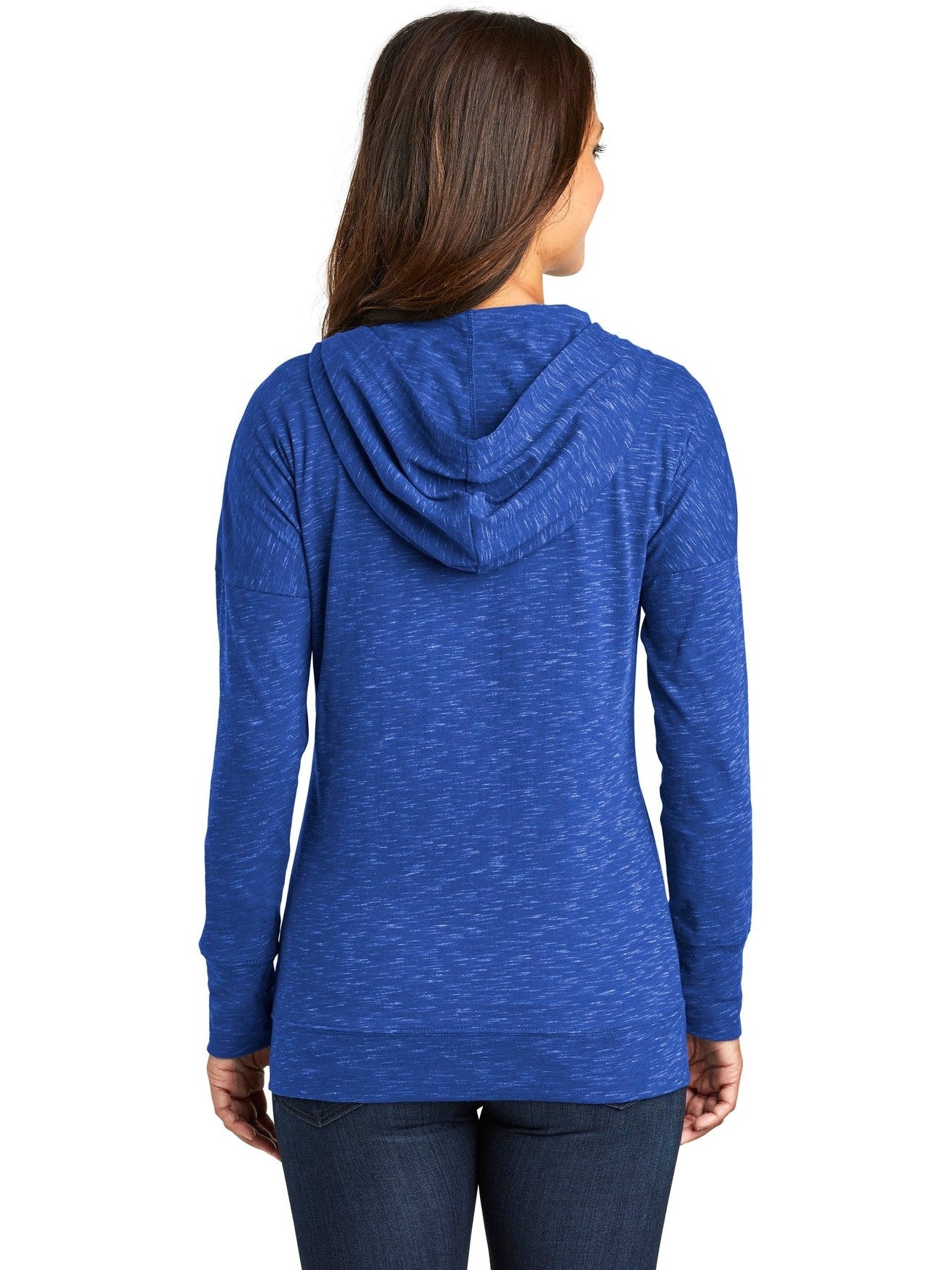 no-logo District Ladies Medal Full-Zip Hoodie-Regular-District-Thread Logic