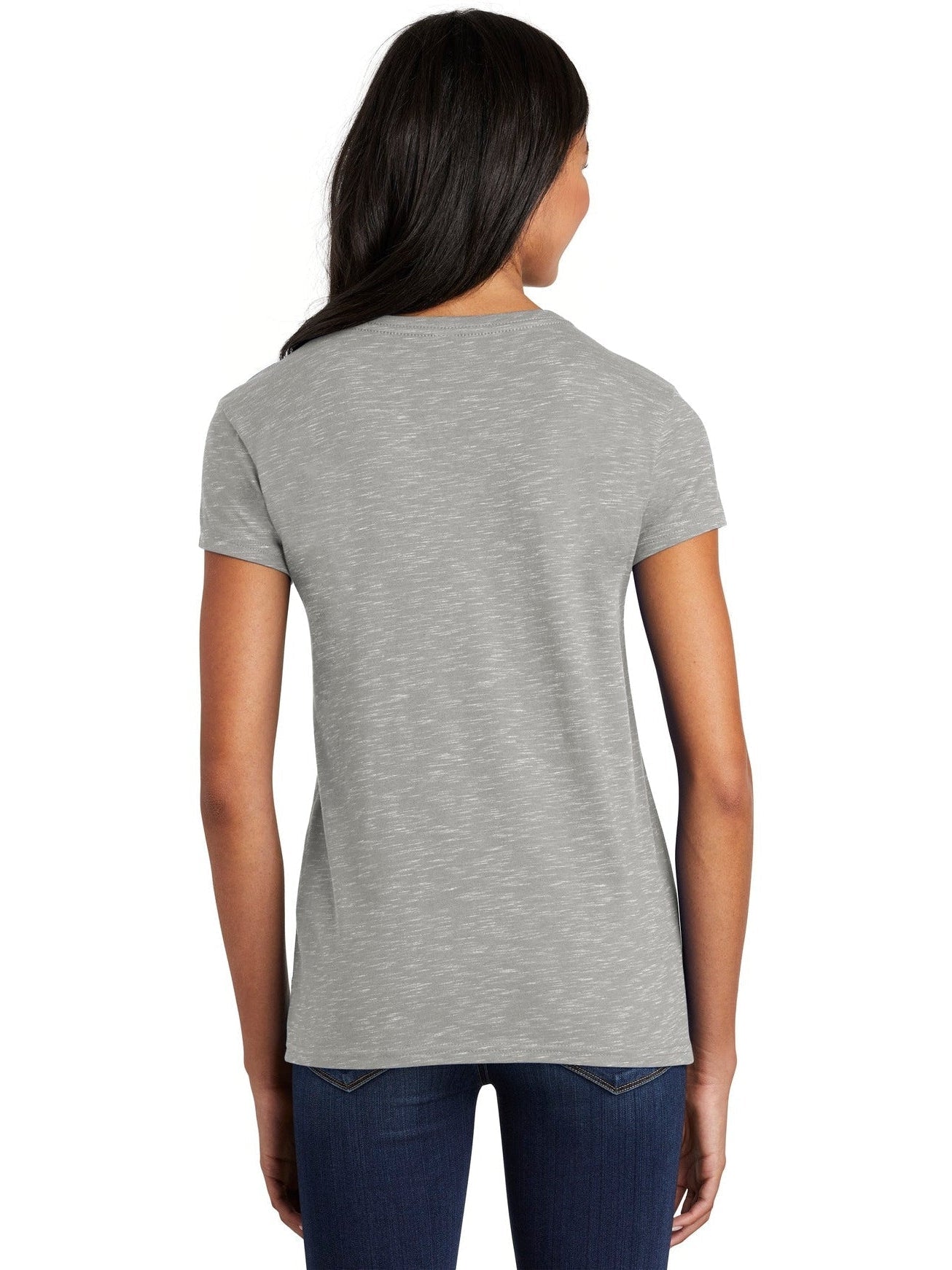 no-logo District Ladies Medal V-Neck Tee-Active-District-Thread Logic