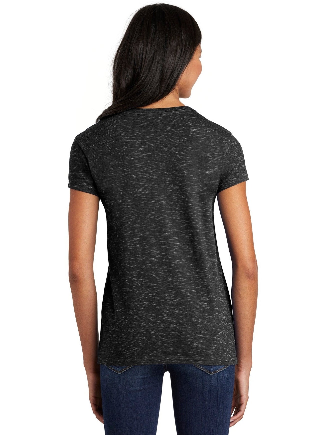 no-logo District Ladies Medal V-Neck Tee-Active-District-Thread Logic