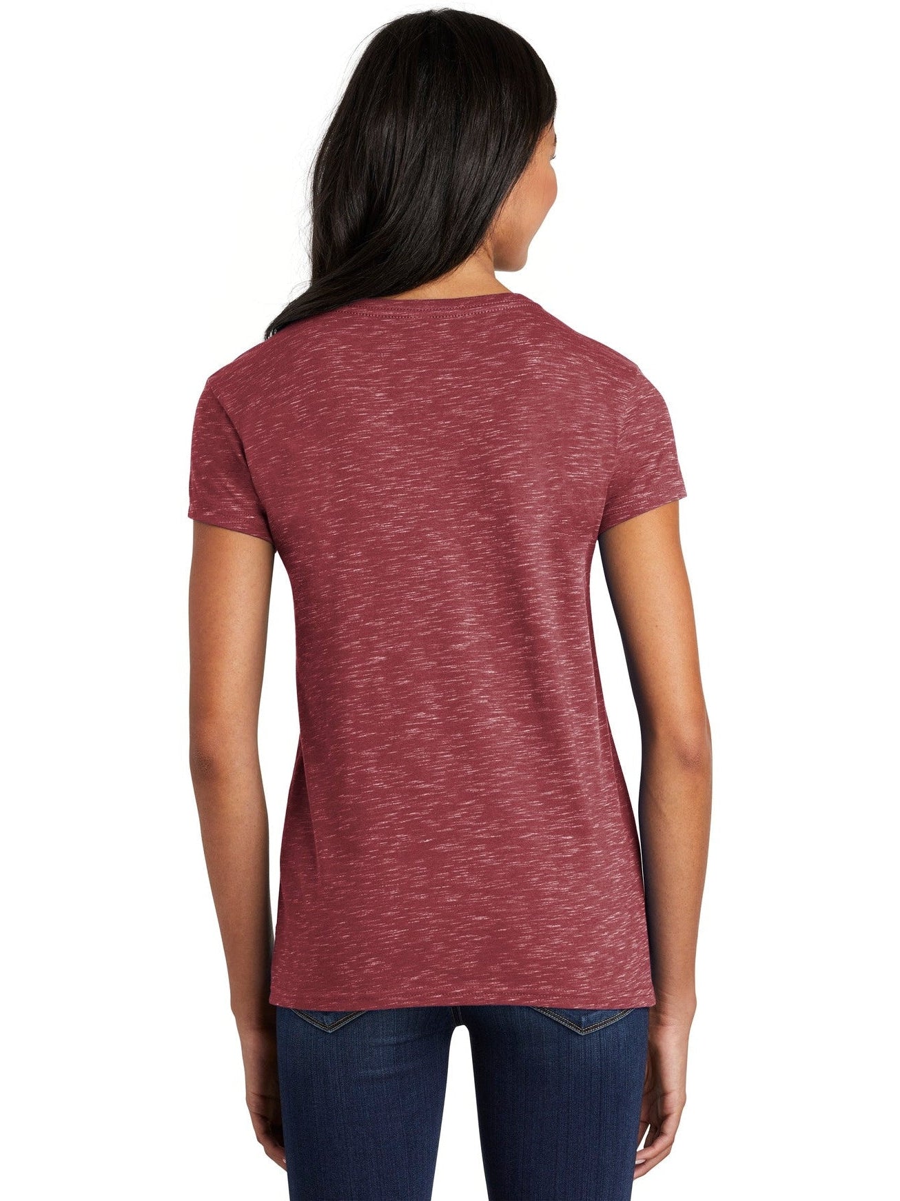 no-logo District Ladies Medal V-Neck Tee-Active-District-Thread Logic