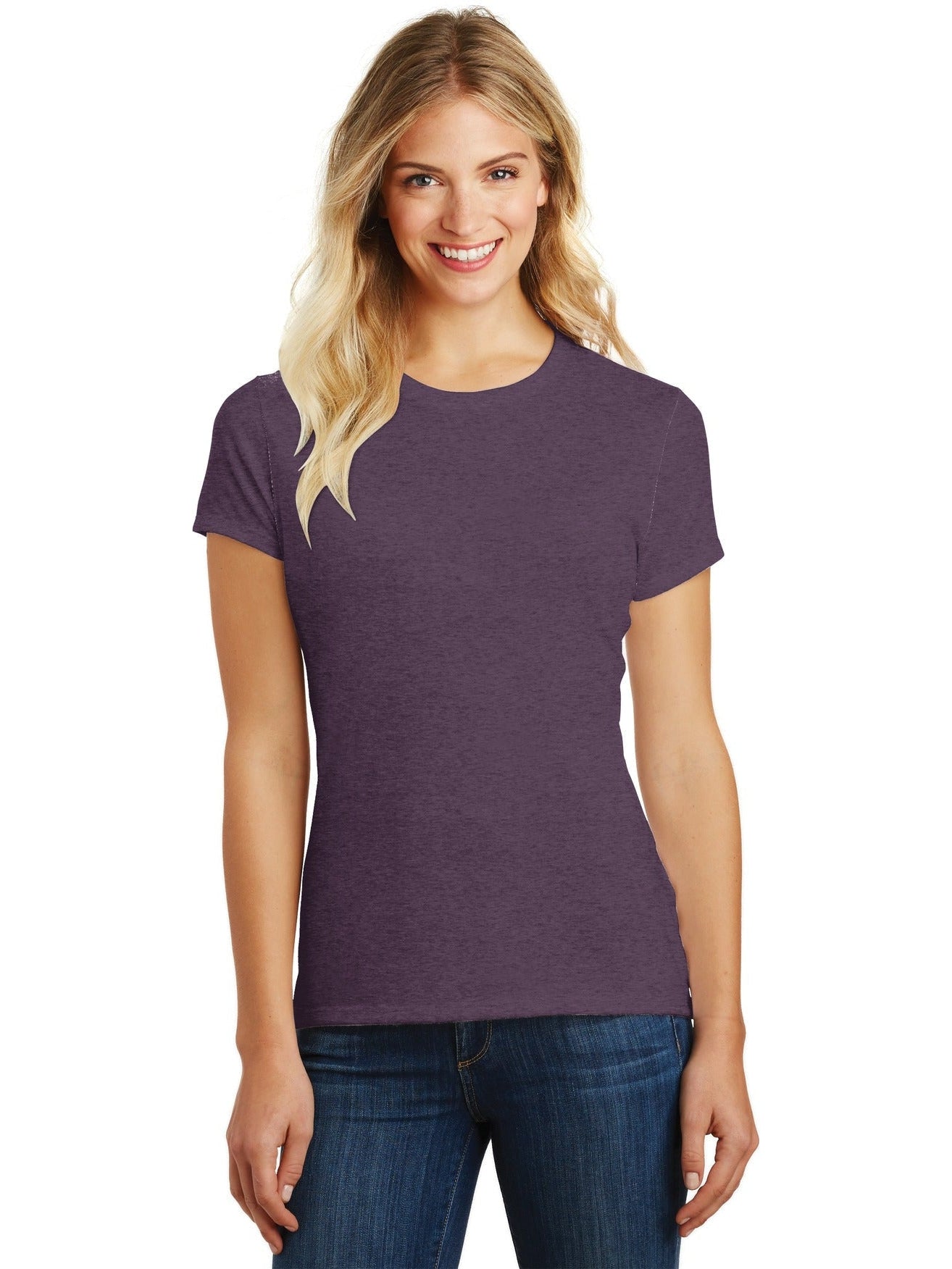 no-logo District Ladies Perfect Blend Tee-Regular-District-Thread Logic