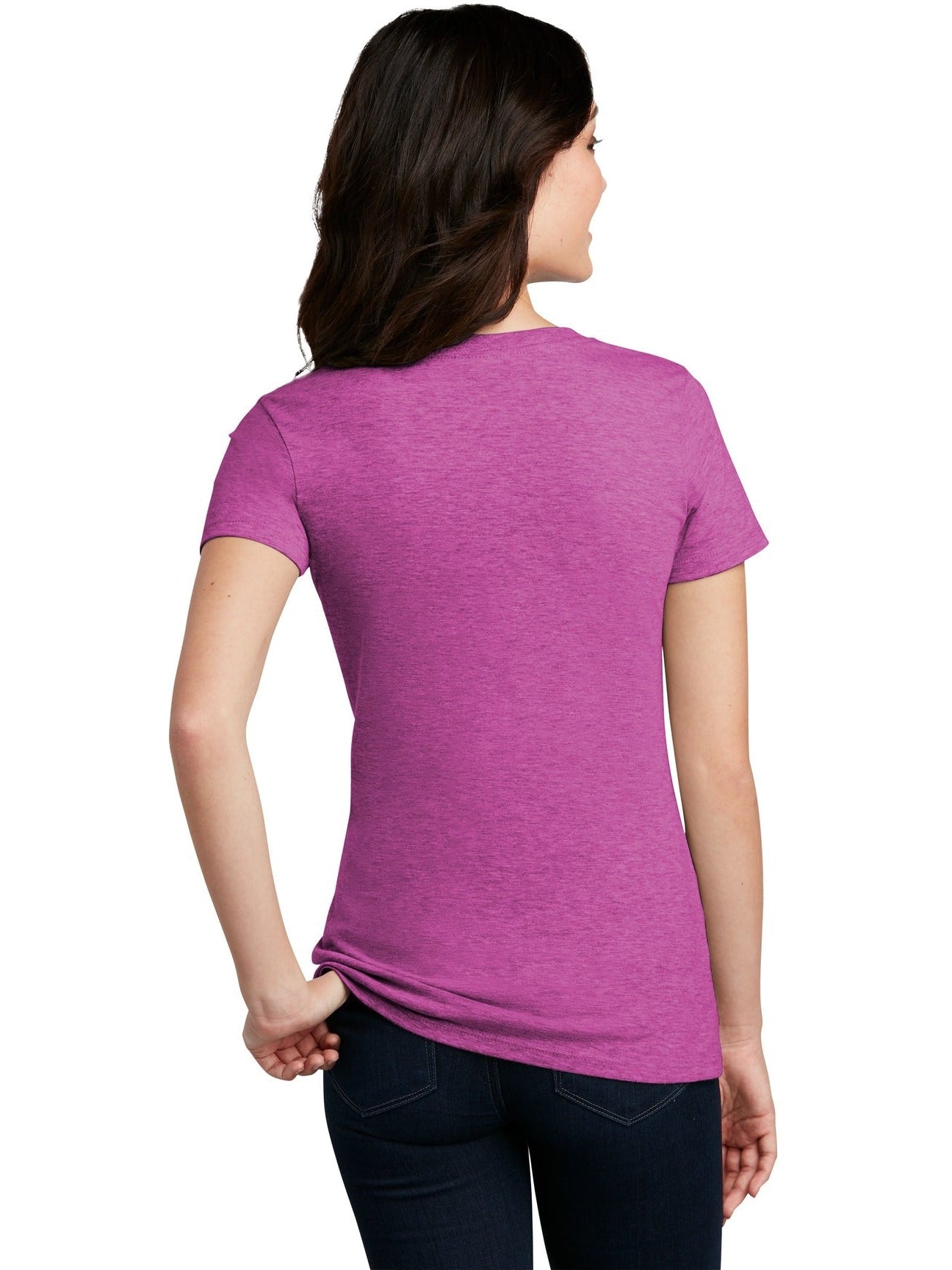 no-logo District Ladies Perfect Blend Tee-Regular-District-Thread Logic