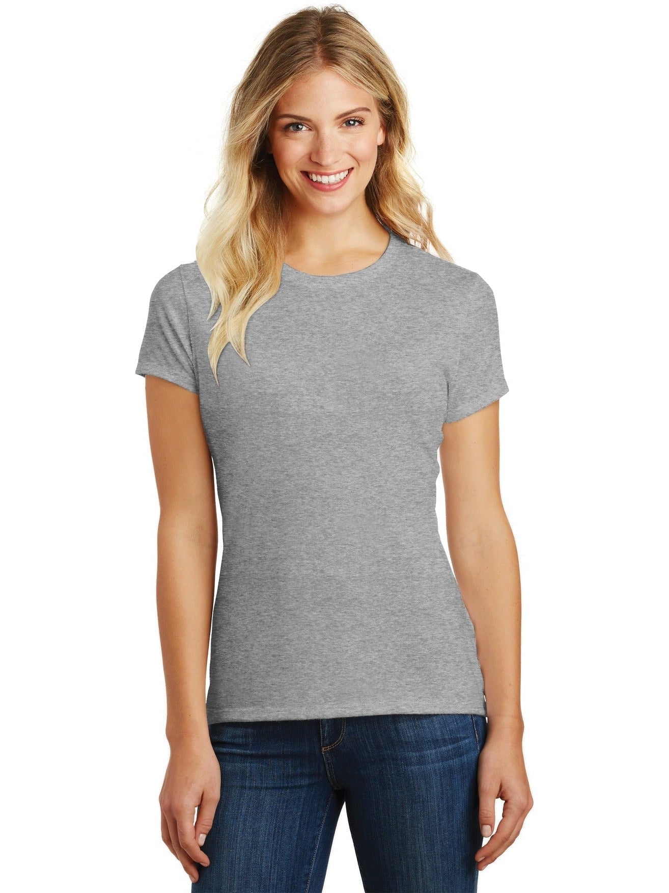 no-logo District Ladies Perfect Blend Tee-Regular-District-Thread Logic
