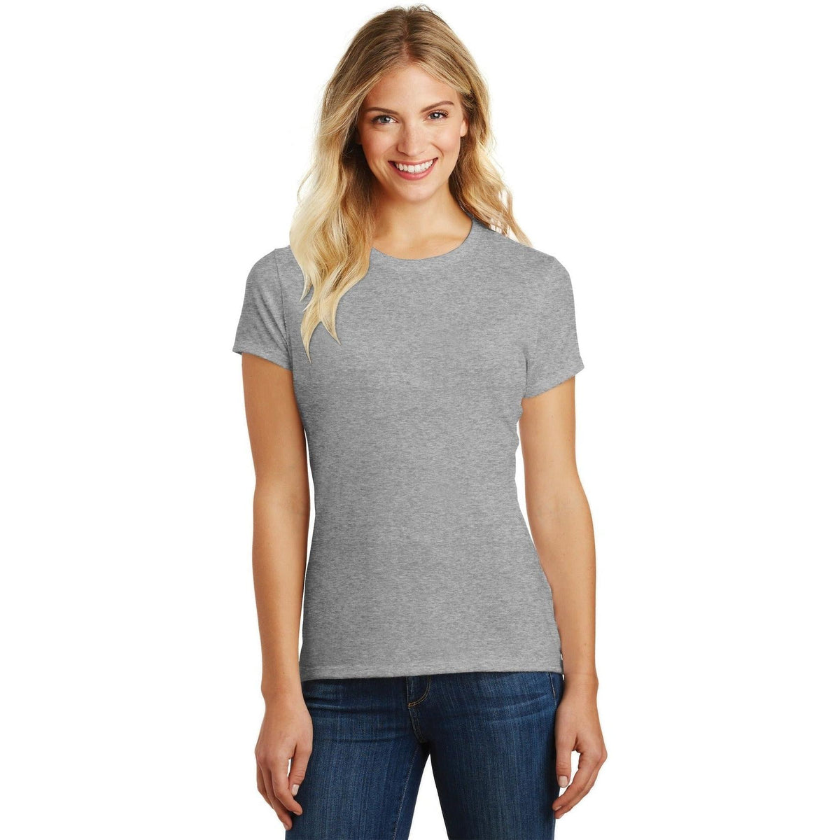 no-logo District Ladies Perfect Blend Tee-Regular-District-Thread Logic