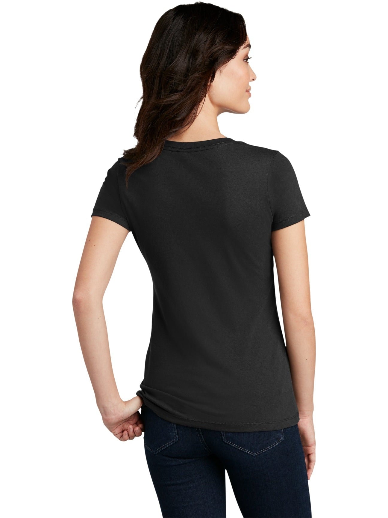 no-logo District Ladies Perfect Blend Tee-Regular-District-Thread Logic