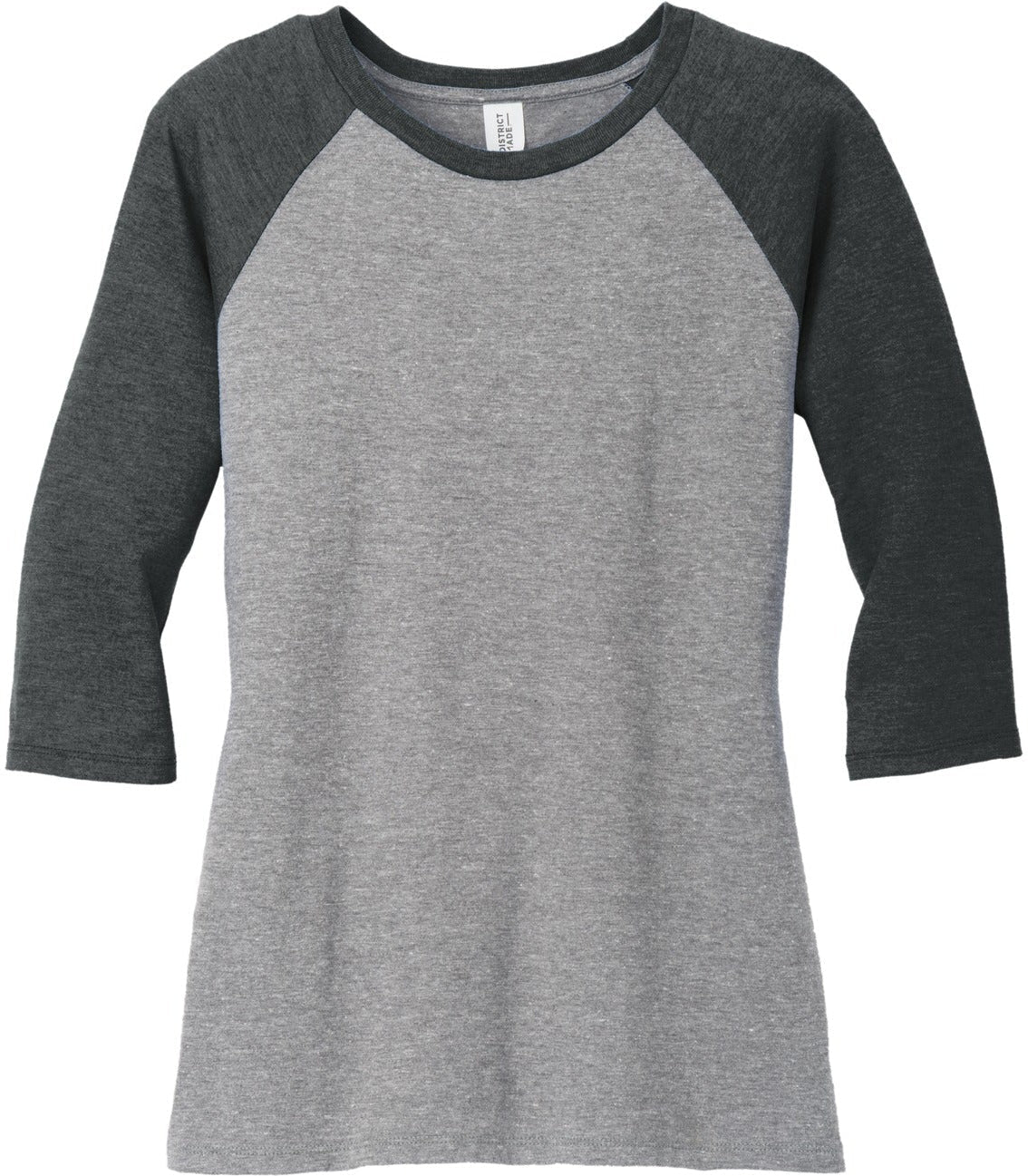 District Ladies Perfect Tri 3/4-Sleeve Raglan