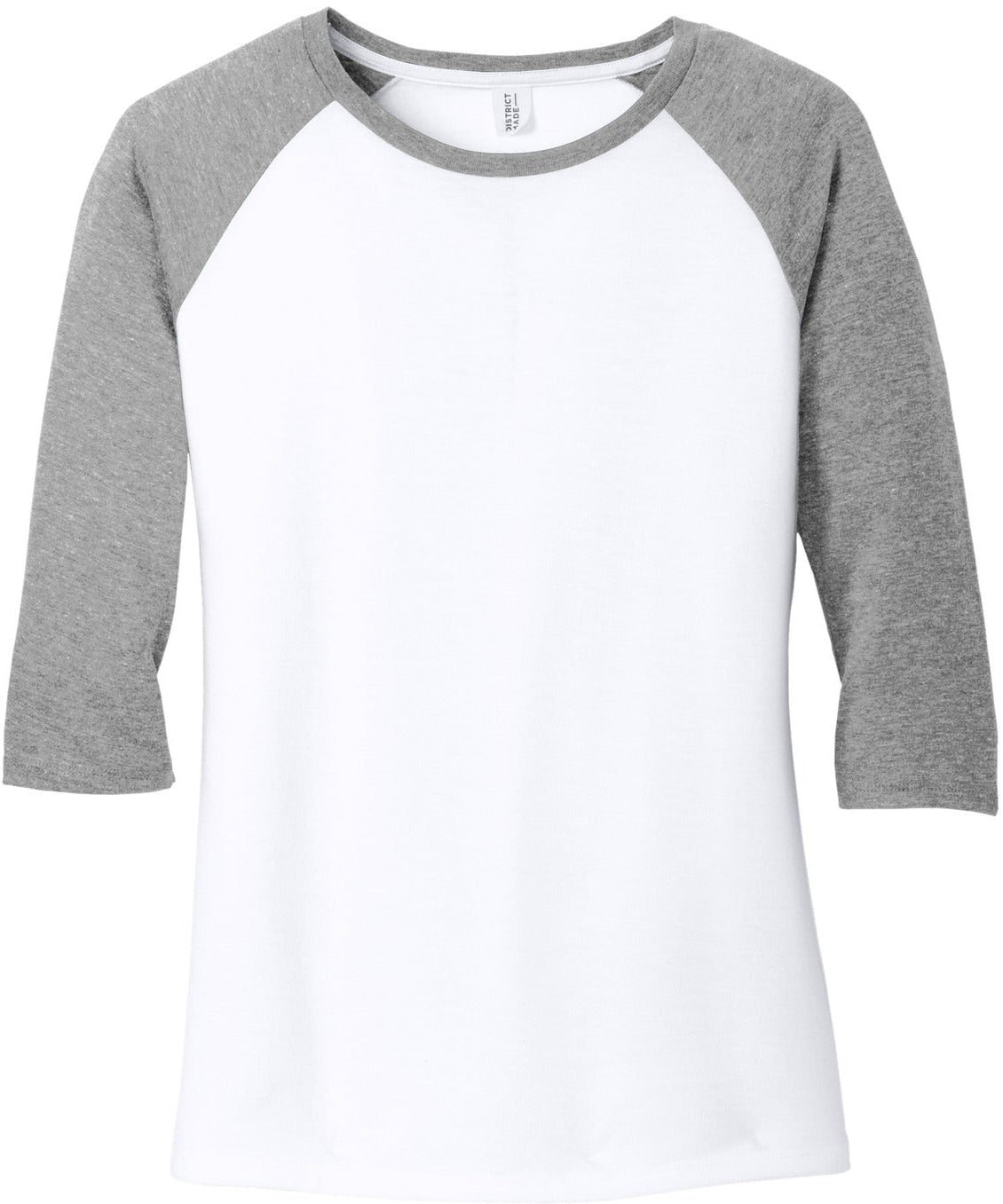 District Ladies Perfect Tri 3/4-Sleeve Raglan